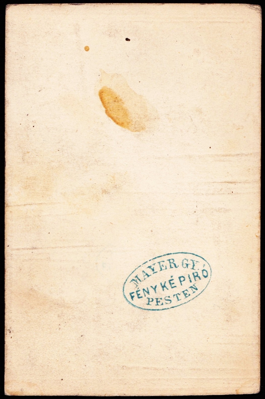 Hungary, Budapest, Mayer György fényképíró., 1908, Fortepan, studio, photographer, verso, Fortepan #81227