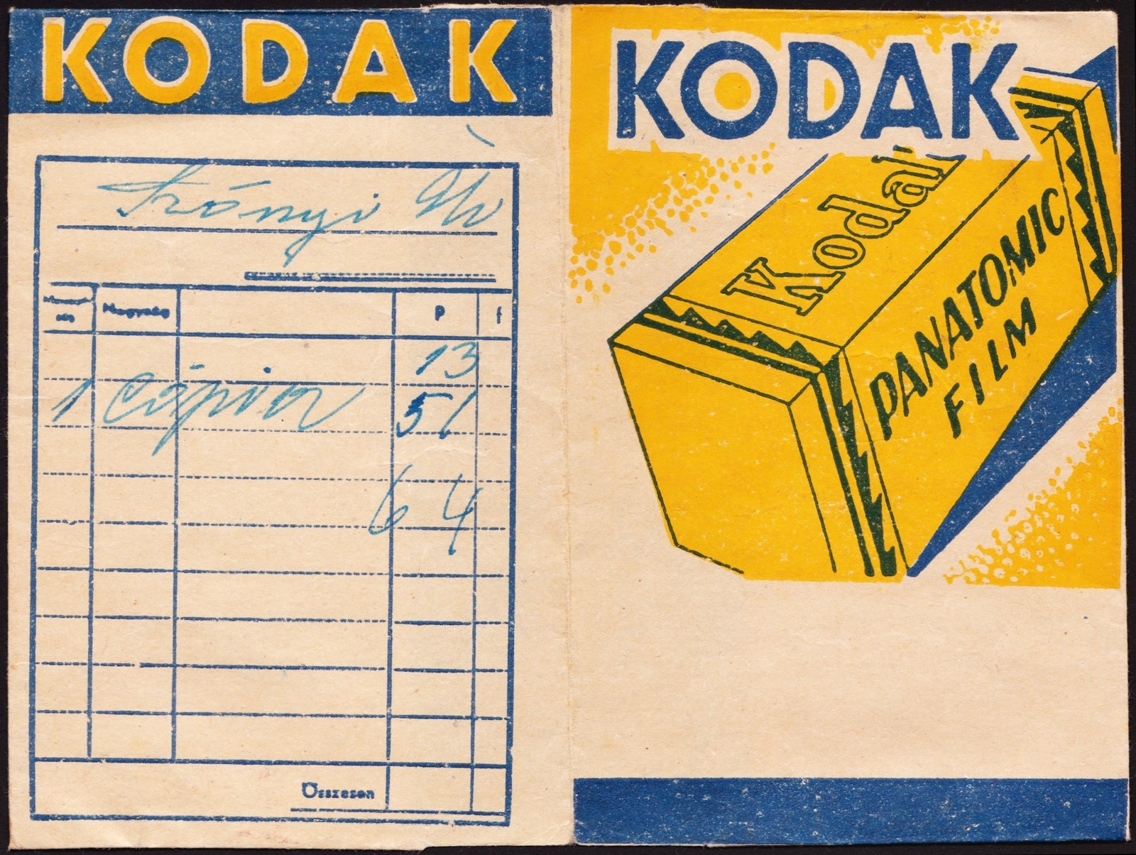 Magyarország, 1937, Fortepan, fényképtartó tasak, Fortepan #81595