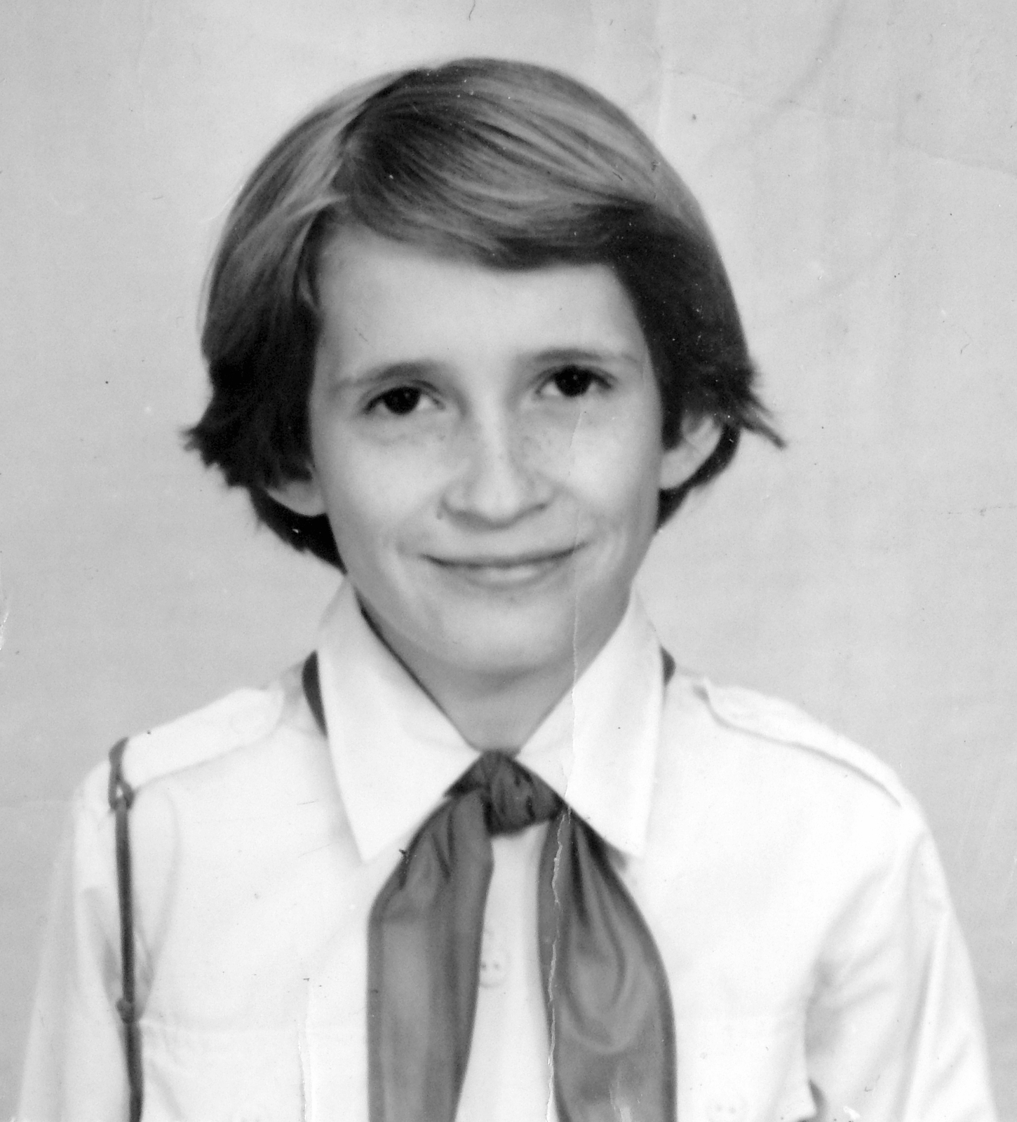 Hungary, 1980, Fortepan, pioneer, boy, girl, pioneer tie, Fortepan #8188