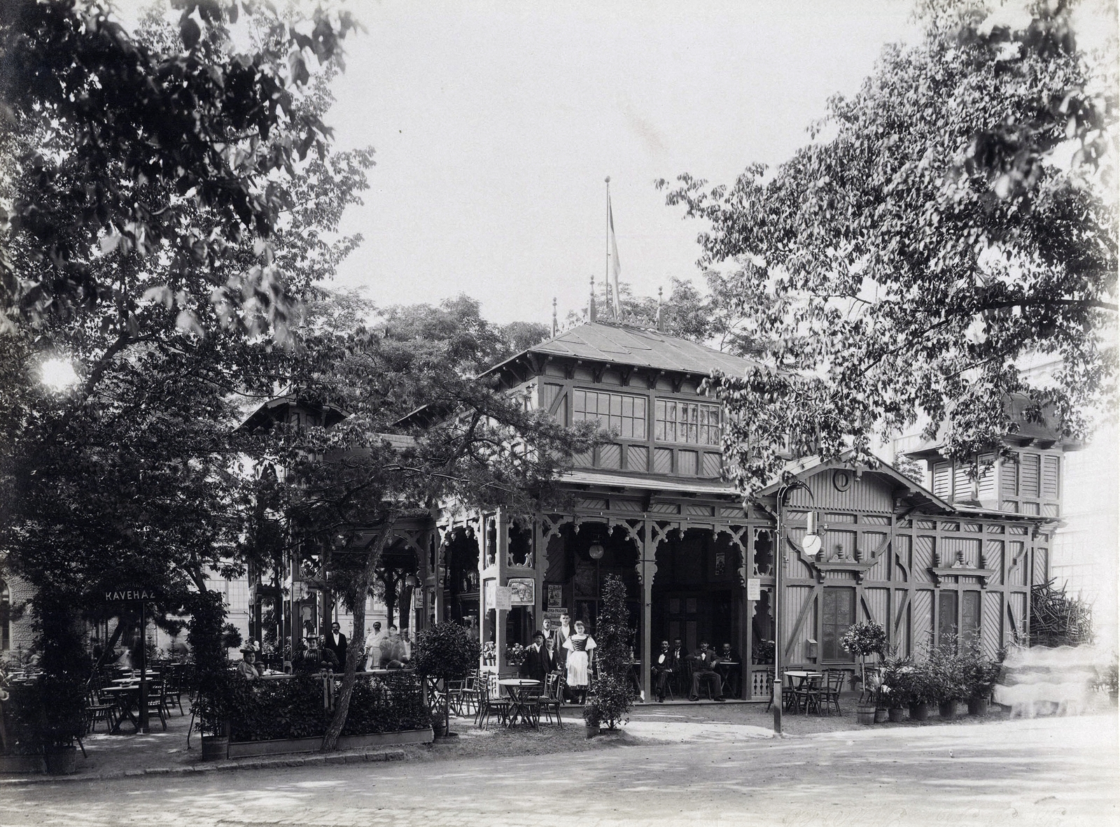 Hungary, Budapest XIV., "Millenniumi kiállítás: Hungária Kávéház. A felvétel 1896-ban készült." A kép forrását kérjük így adja meg: Fortepan / Budapest Főváros Levéltára. Levéltári jelzet: HU.BFL.XV.19.d.1.09.079, 1900, Budapest Főváros Levéltára / Klösz György fényképei, Klösz György, coffee house, Budapest, Millennium Exhibition, Fortepan #82738
