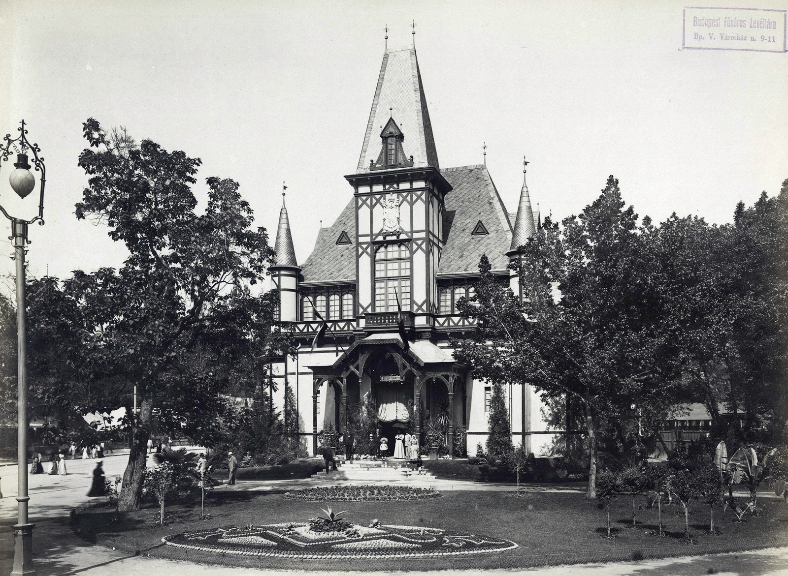 Hungary, Budapest XIV., "Millenniumi kiállítás: József főherceg pavilon. A felvétel 1896-ban készült." A kép forrását kérjük így adja meg: Fortepan / Budapest Főváros Levéltára. Levéltári jelzet: HU.BFL.XV.19.d.1.10.006, 1900, Budapest Főváros Levéltára / Klösz György fényképei, Klösz György, Budapest, Millennium Exhibition, Fortepan #82855