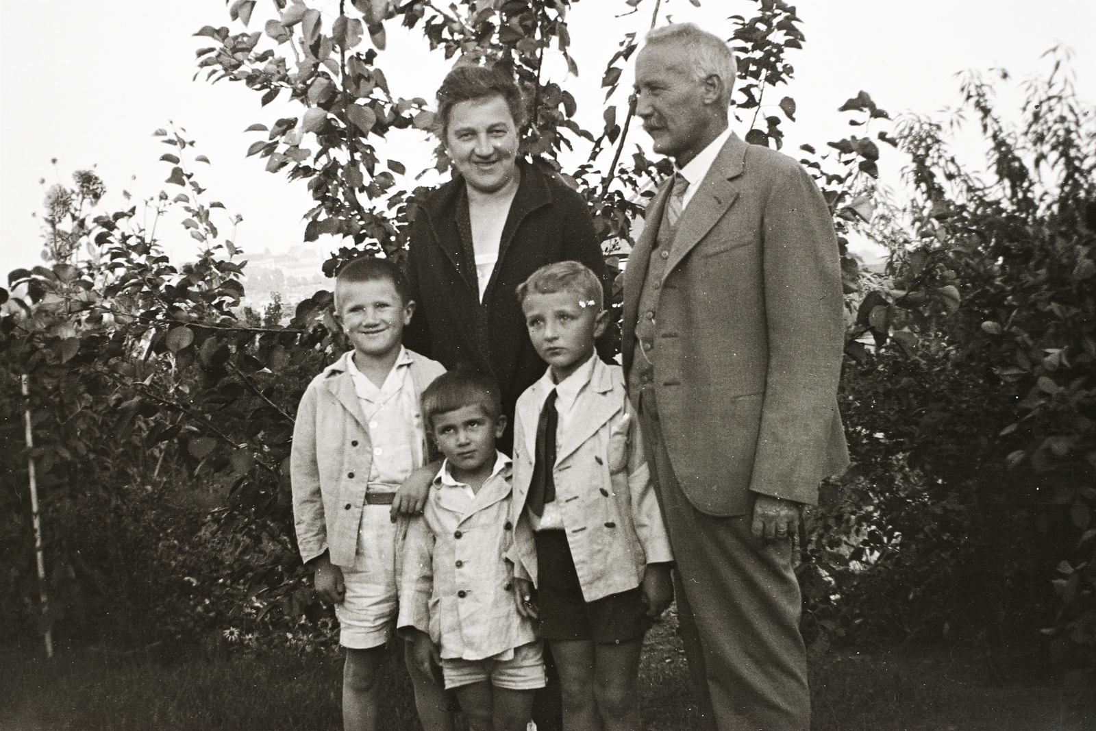 1932, Ebner, family, tableau, Fortepan #83715