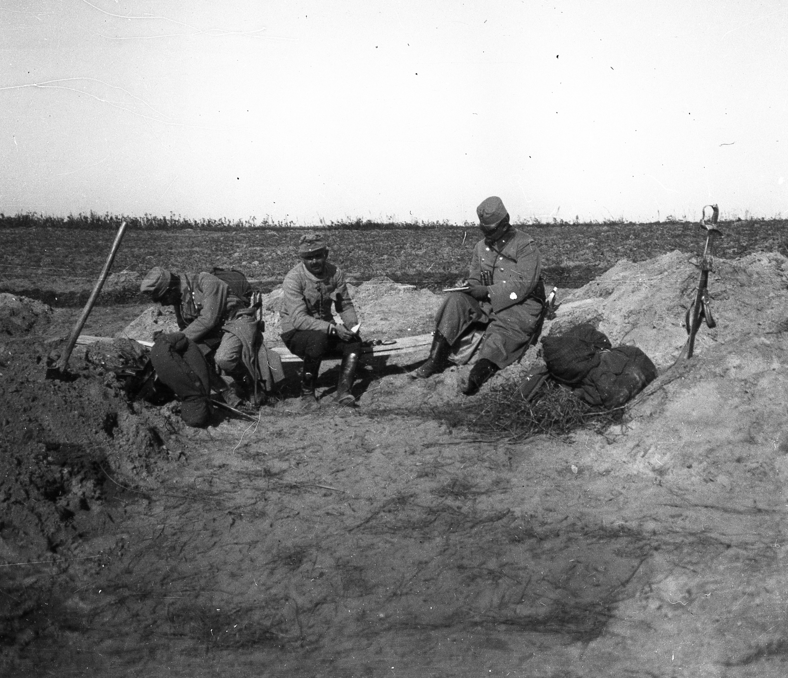 1914, Lőw Miklós, első világháború, katona, kard, Fortepan #84085