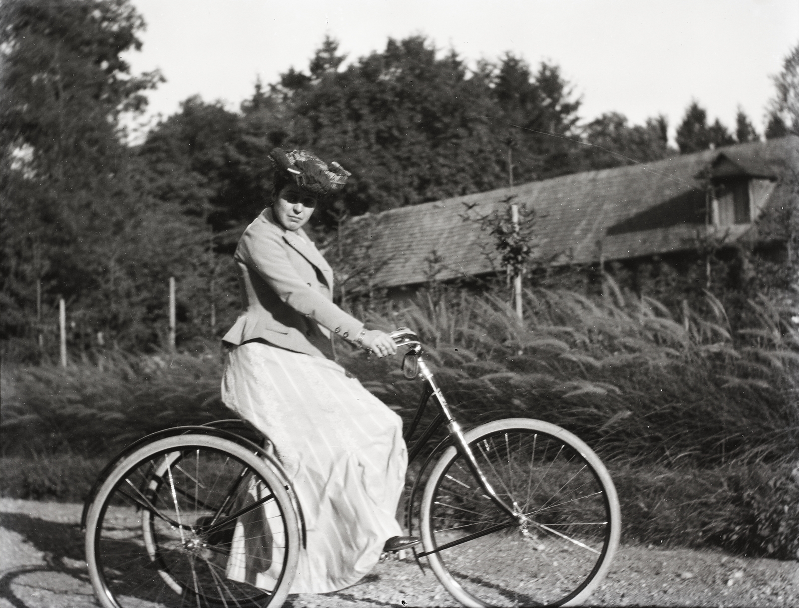 1902, Zichy, tricycle, lady, Fortepan #84111