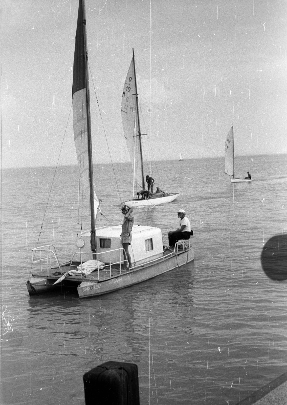 1963, Varga Dóra, sailboat, Fortepan #84193