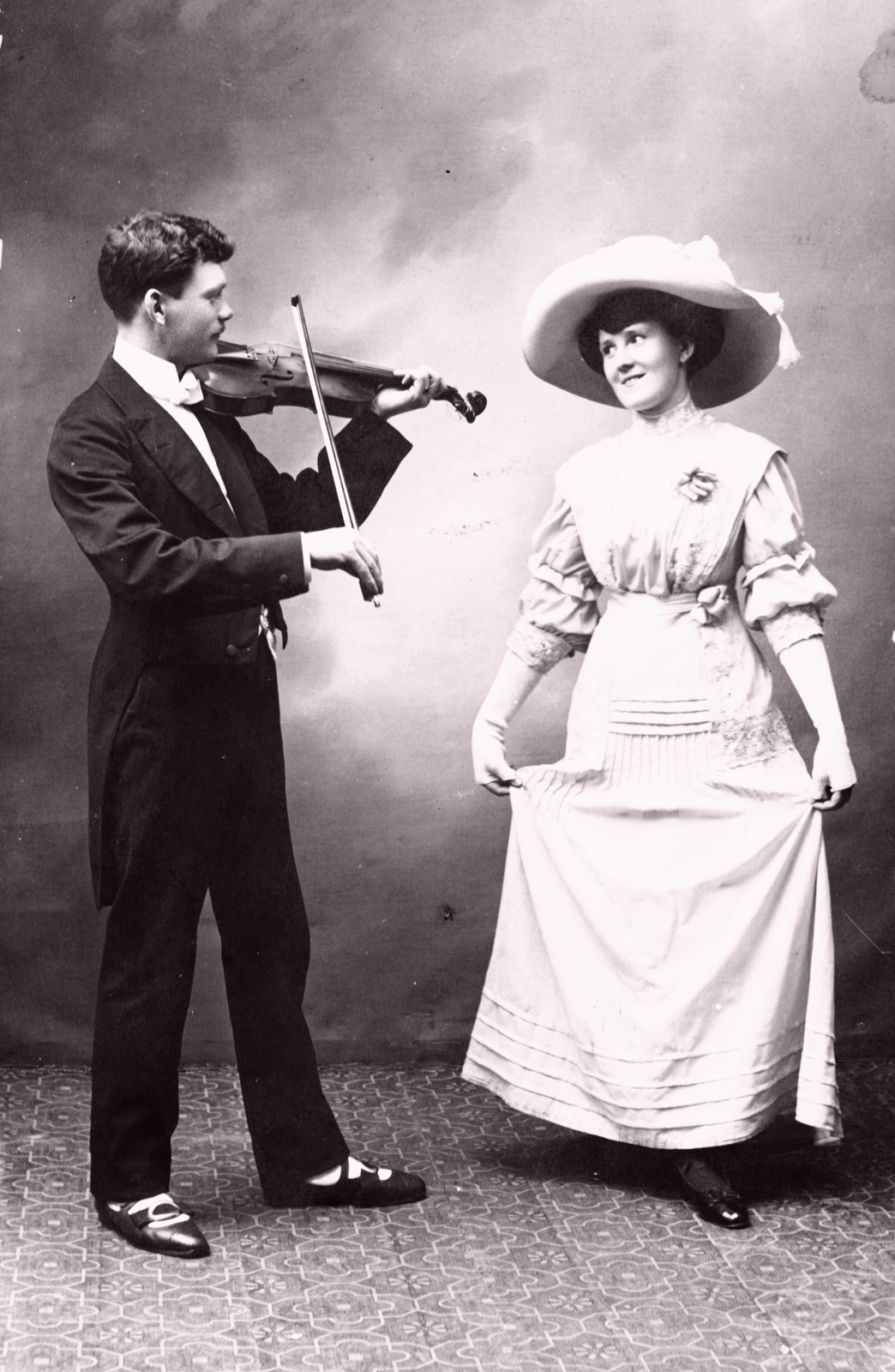 1916, Nemzetes Ferenc, violin, Fortepan #84232