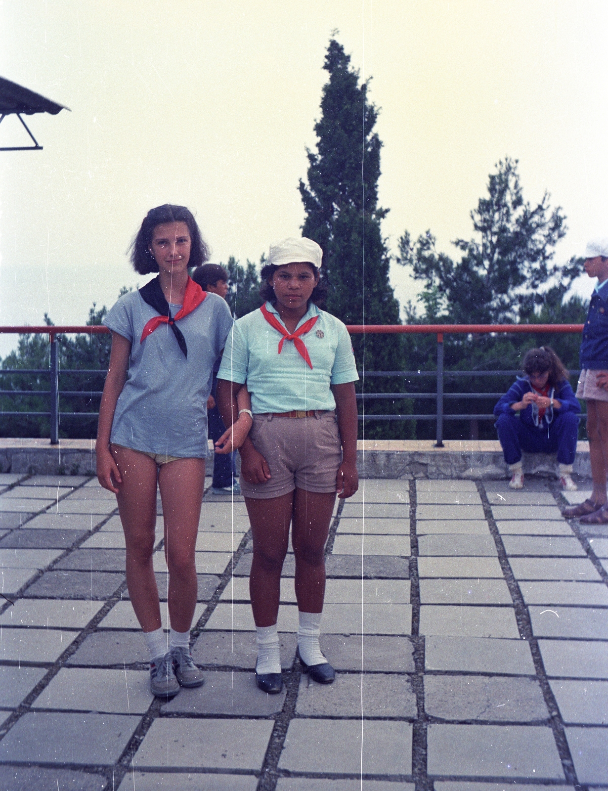 Ukraine, Krim, Gurzuf, Artyek úttörőtábor., 1986, Györgyi Dóra, Soviet Union, colorful, Young Pioneer camp, Fortepan #84911