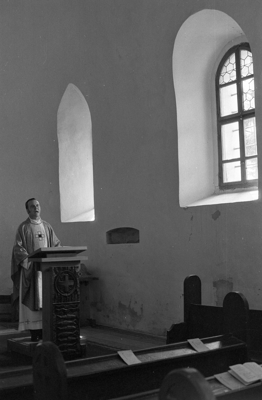 Hungary, Őriszentpéter, Szent Péter-templom., 1976, Erdei Katalin, church interior, Fortepan #84960