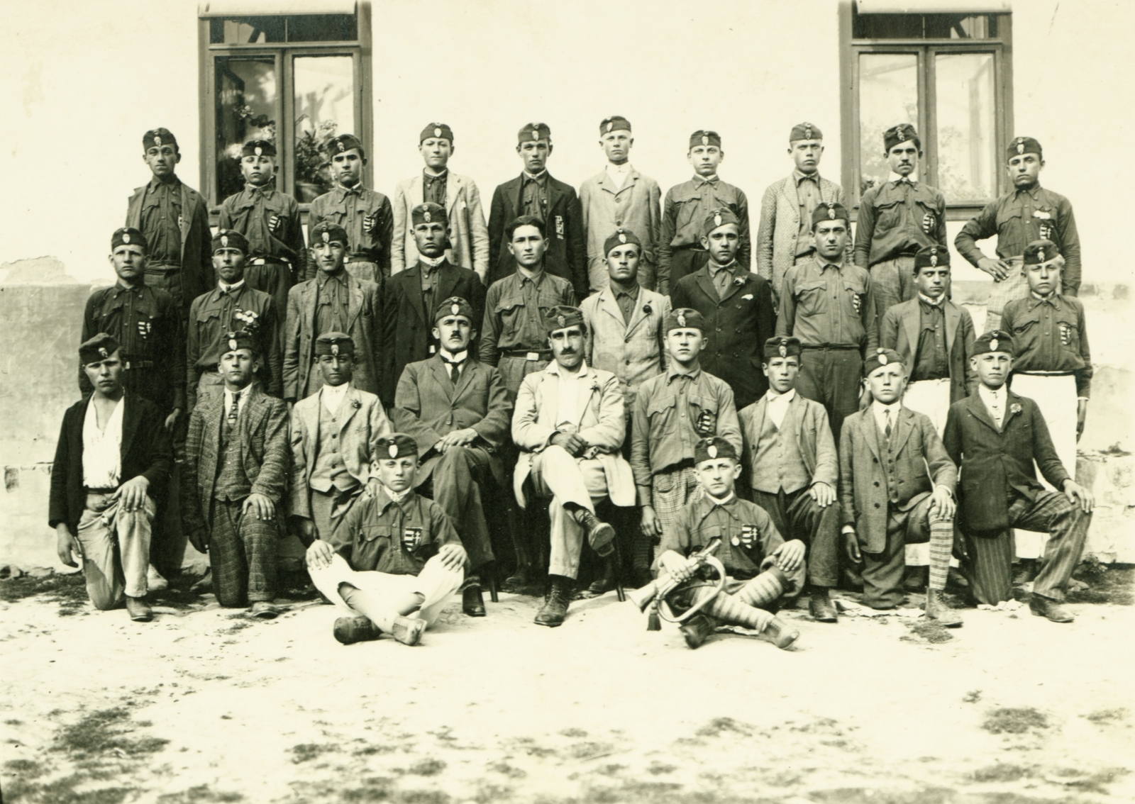 Hungary, Edde, leventék., 1928, Nagy Józsefné dr, youth military organisation, Fortepan #85064