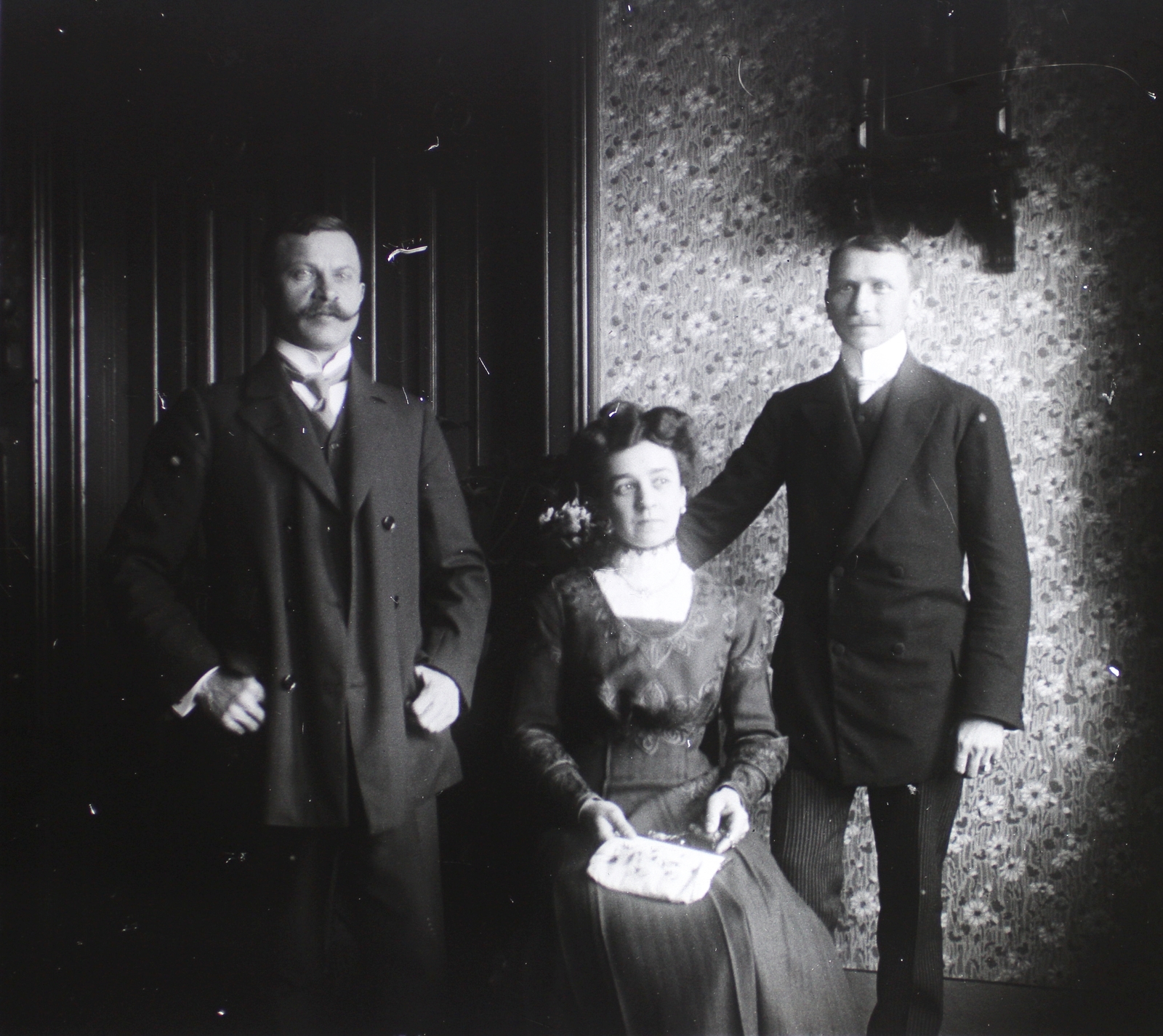 1905, Bejczy Sándor, men, lady, Fortepan #85075