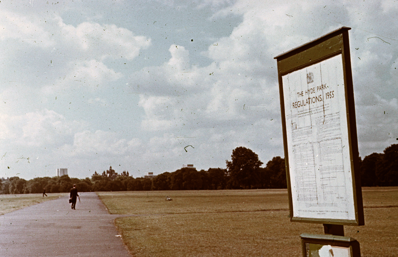 United Kingdom, London, Hyde Park., 1961, Métneki János dr, colorful, Fortepan #85095
