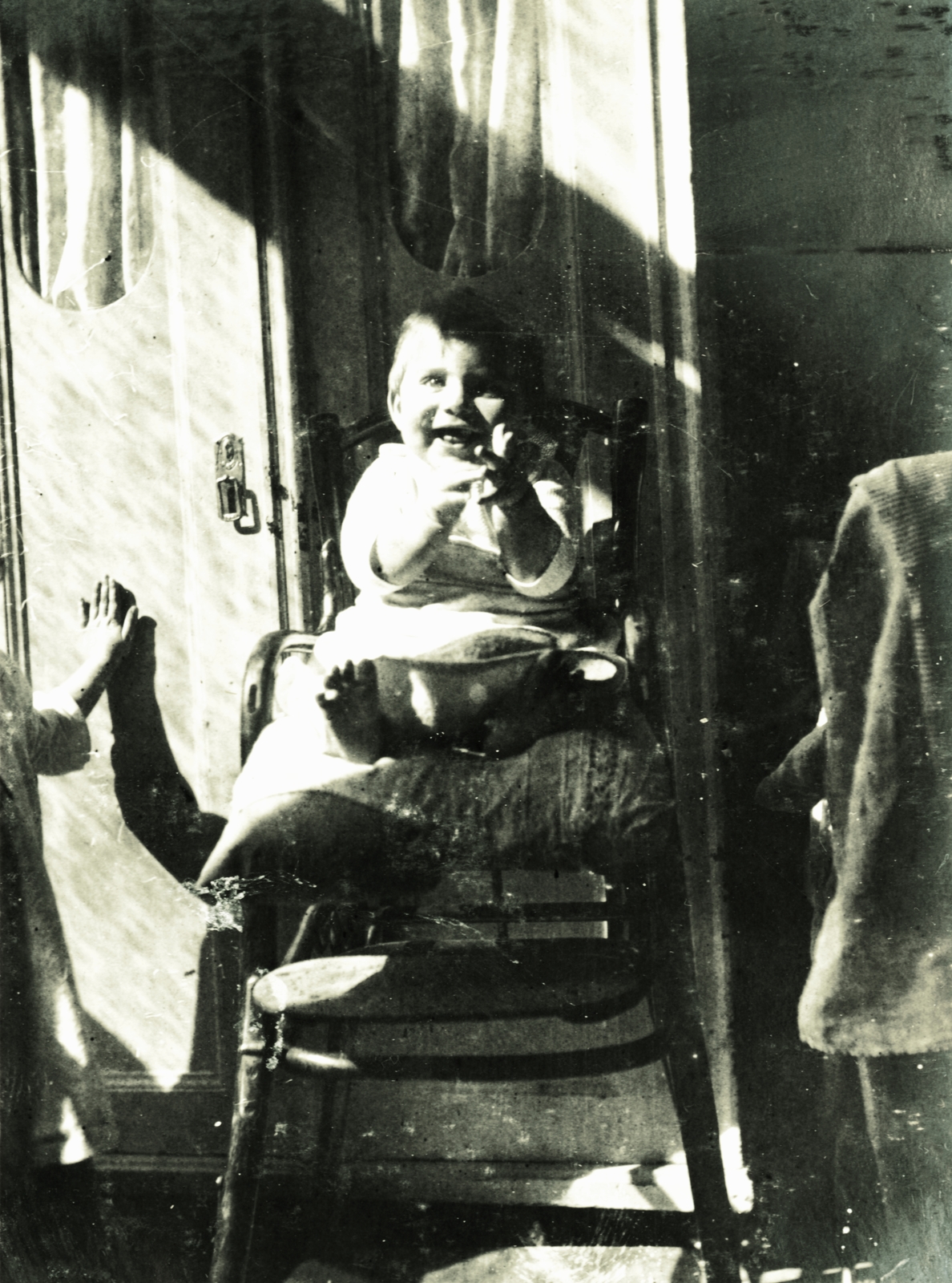Hungary, Budapest, 1921, Hirschler András, high chair, kid, potty, Fortepan #85254