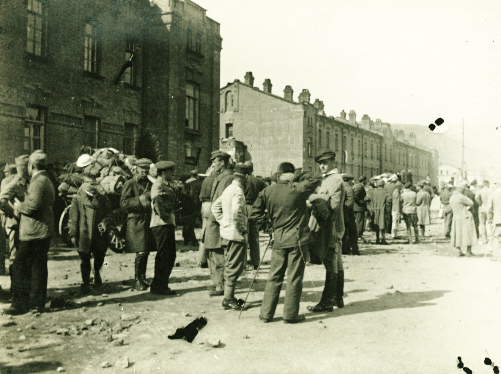 Russia, Vladivostok, hadifogolytábor a Pervaja Recska negyedben, a mai Karjernaja utca környékén., 1919, Lőw Miklós, First World War, prisoner of war, Fortepan #85323