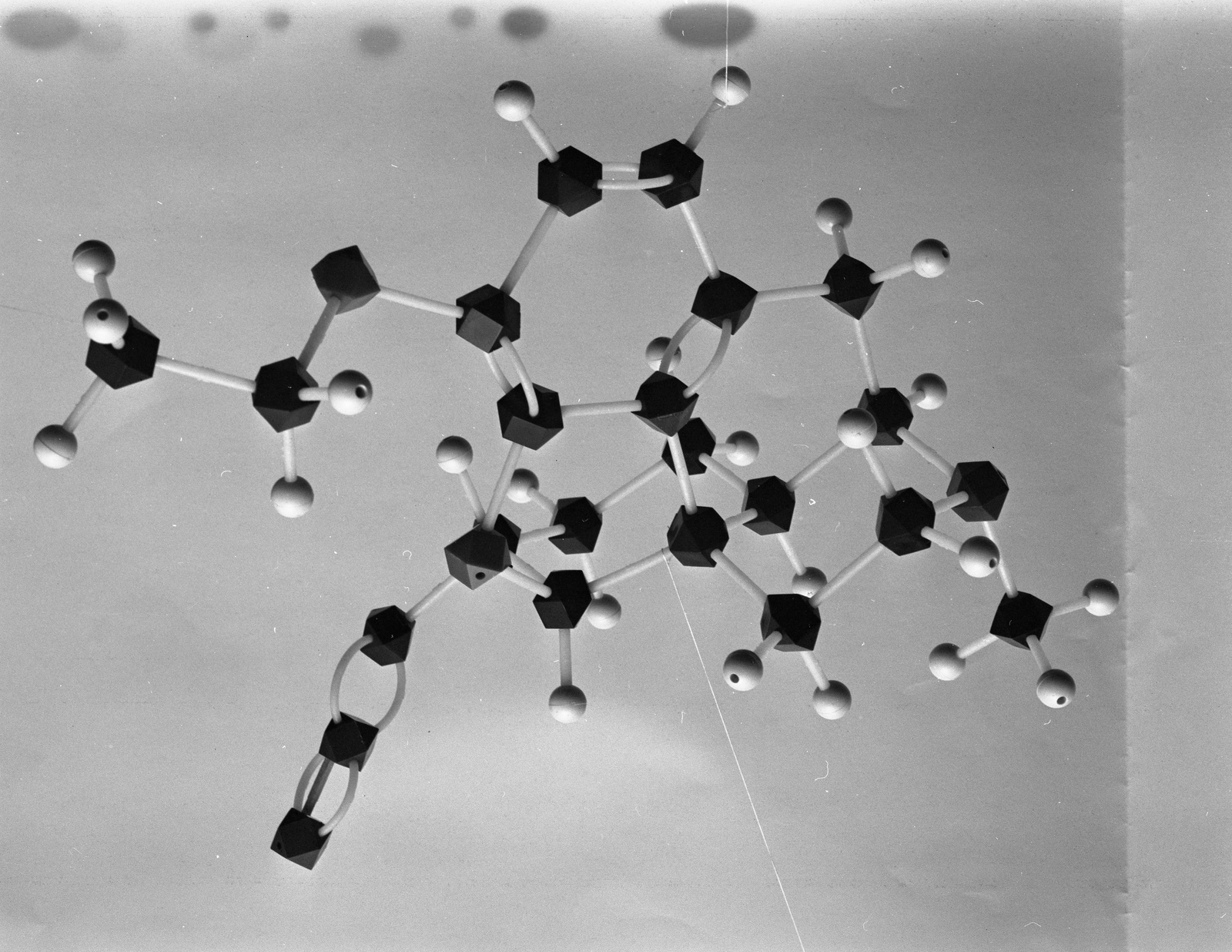 1970, Erdei Katalin, scale model, chemical bond, Fortepan #85492