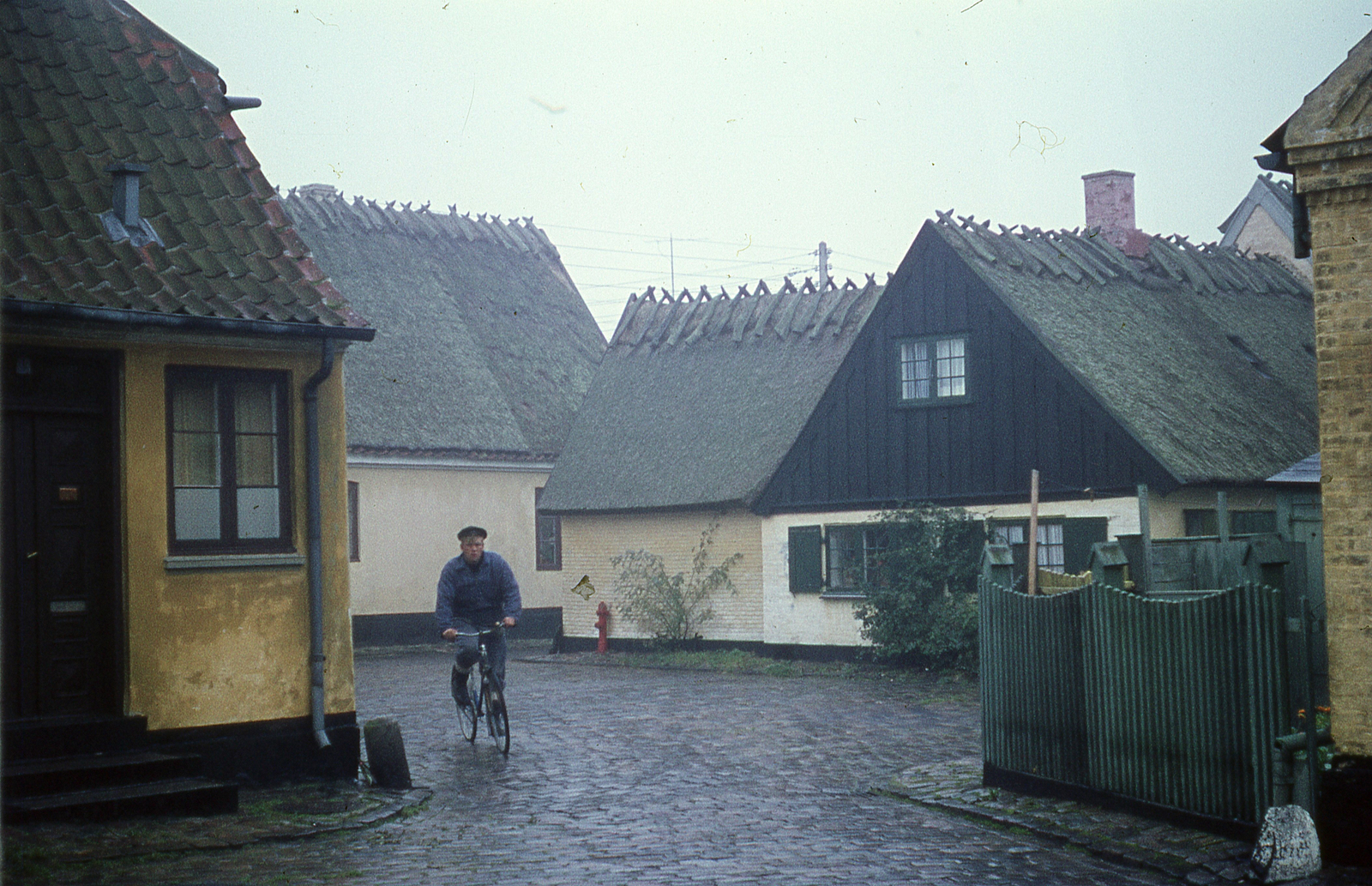 Dánia, Dragor, Hollandsfed., 1963, Lőw Miklós, színes, kerékpár, Fortepan #85633