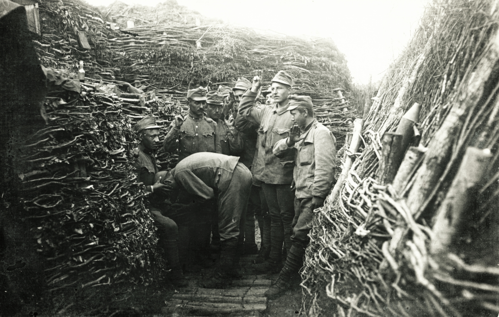 1915, Moravecz János, First World War, soldier, Fortepan #85674