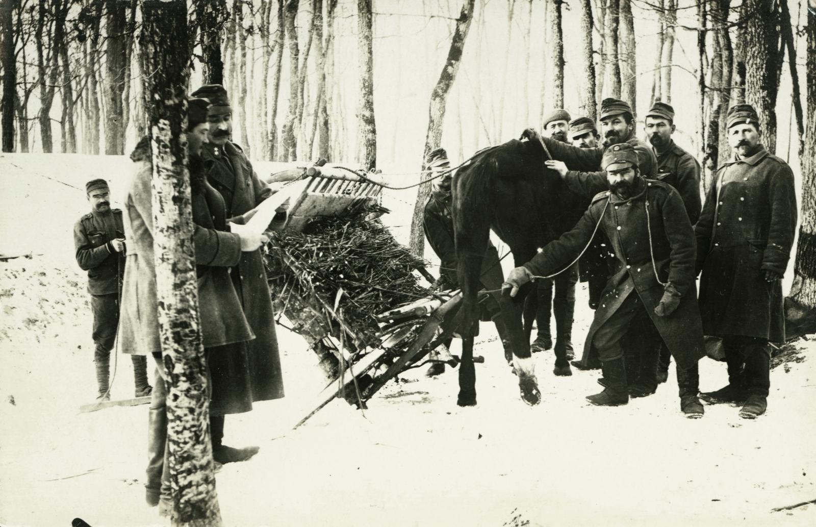 1917, Moravecz János, első világháború, keleti front, katona, Fortepan #85703