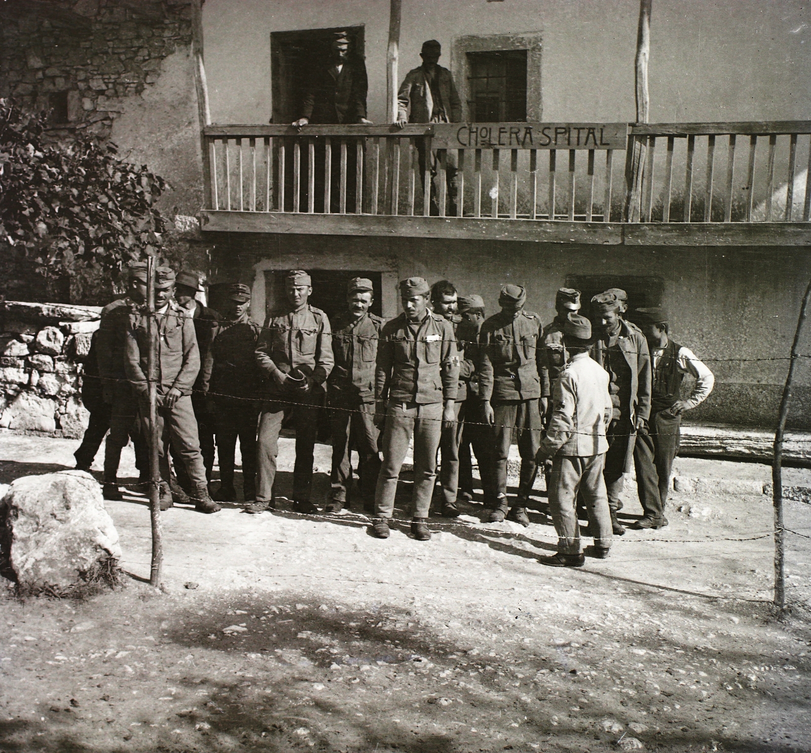 1916, Schmidt Albin, First World War, medical institution, Italian front, Fortepan #85987