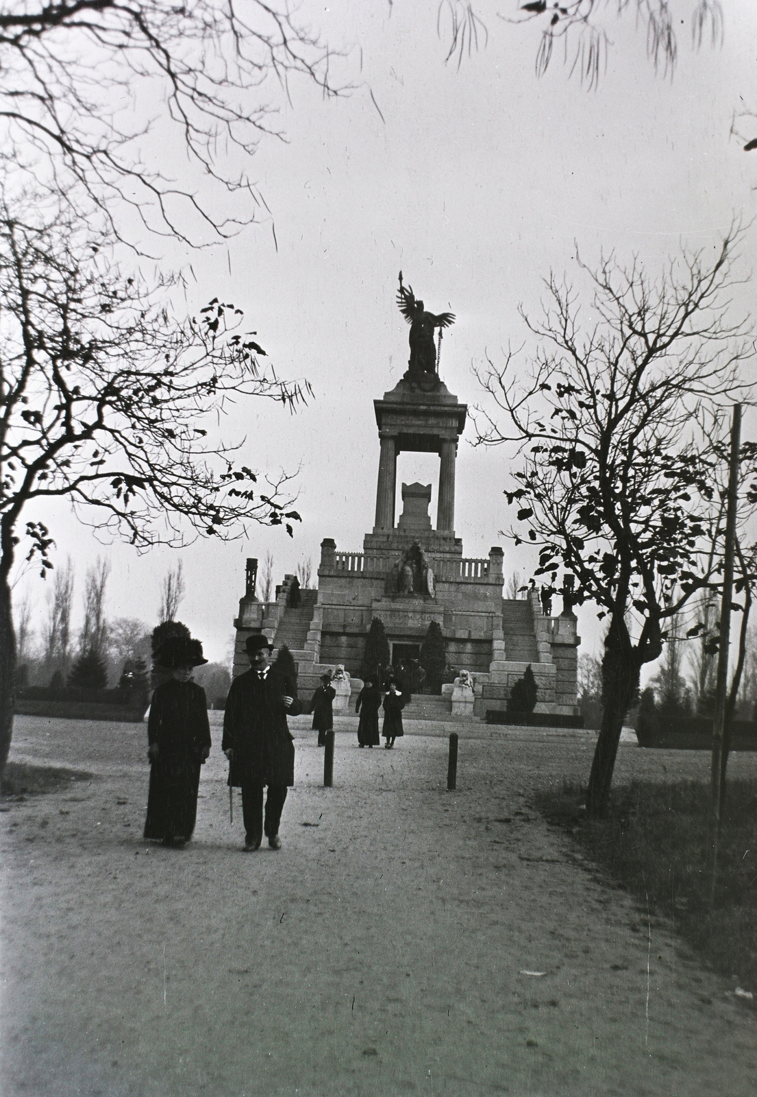 Hungary, Budapest VIII., Fiumei úti Nemzeti Sírkert (Kerepesi temető), Kossuth-mauzóleum., 1911, Schmidt Albin, cemetery, Budapest, mausoleum, Fortepan #86026