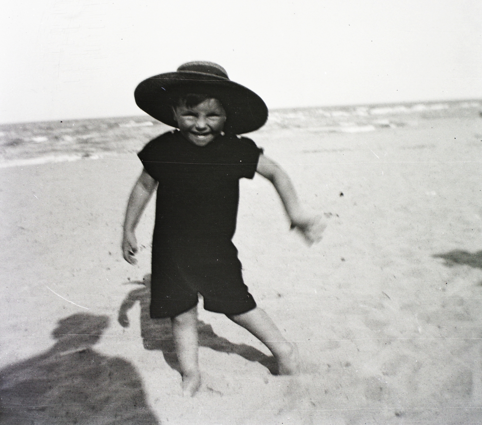 1910, Schmidt Albin, kalap, tengerpart, Fortepan #86140