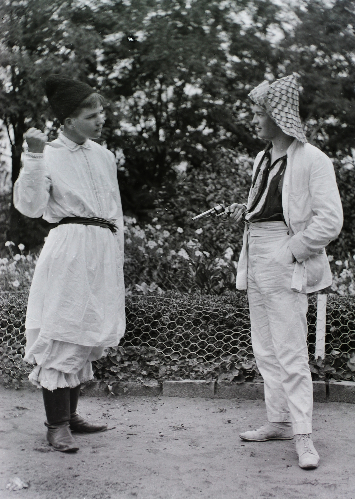 1910, Schmidt Albin, pisztoly, Fortepan #86288