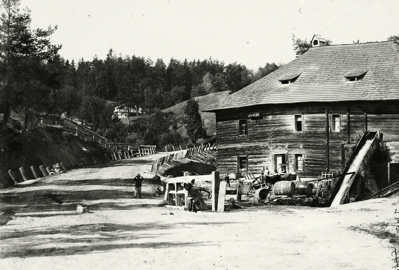 1908, Magyar Földrajzi Múzeum / Erdélyi Mór cége, hordó, Fortepan #86437