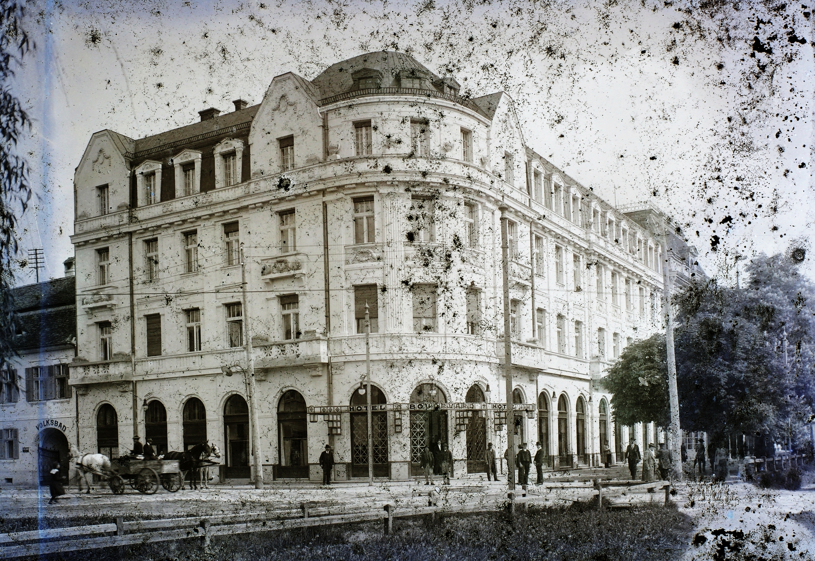Romania,Transylvania, Sibiu, Hotel Boulevard., 1914, Magyar Földrajzi Múzeum / Erdélyi Mór cége, hotel, Fortepan #86495