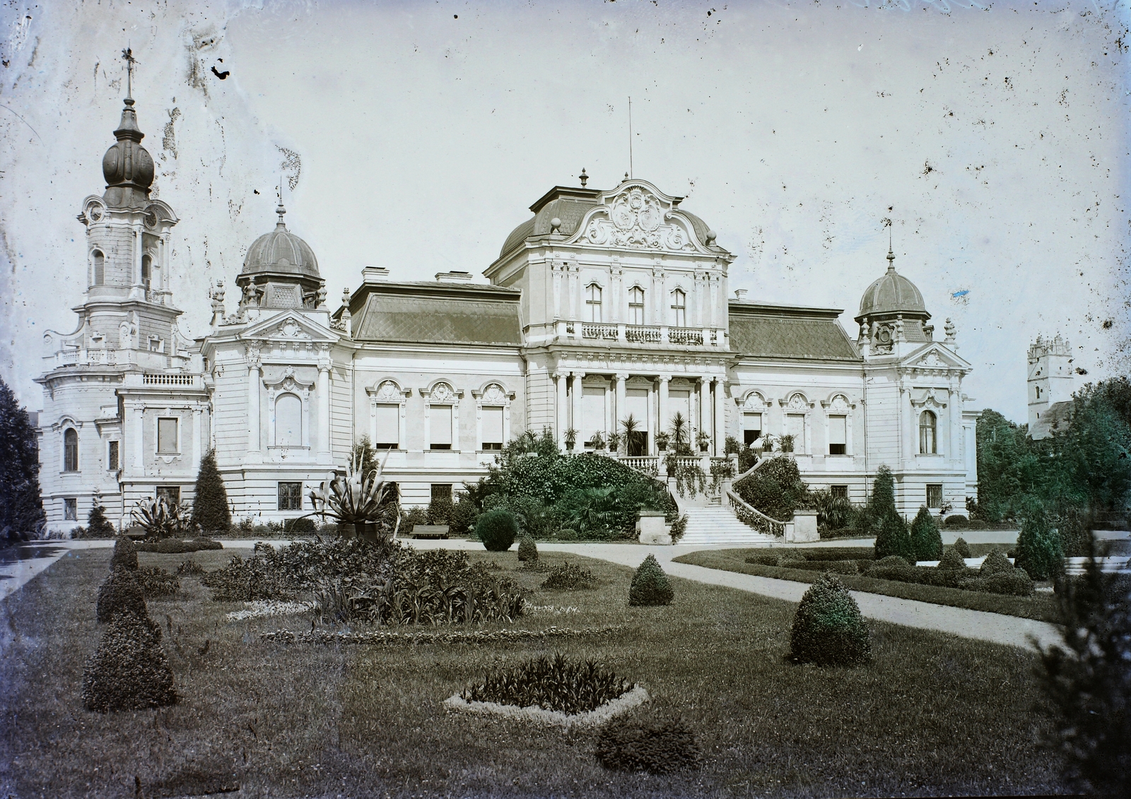 Slovakia, Spišský Hrhov, gróf Csáky Vidor kastélya., 1906, Magyar Földrajzi Múzeum / Erdélyi Mór cége, mansion, Neo-Baroque-style, Fortepan #86505