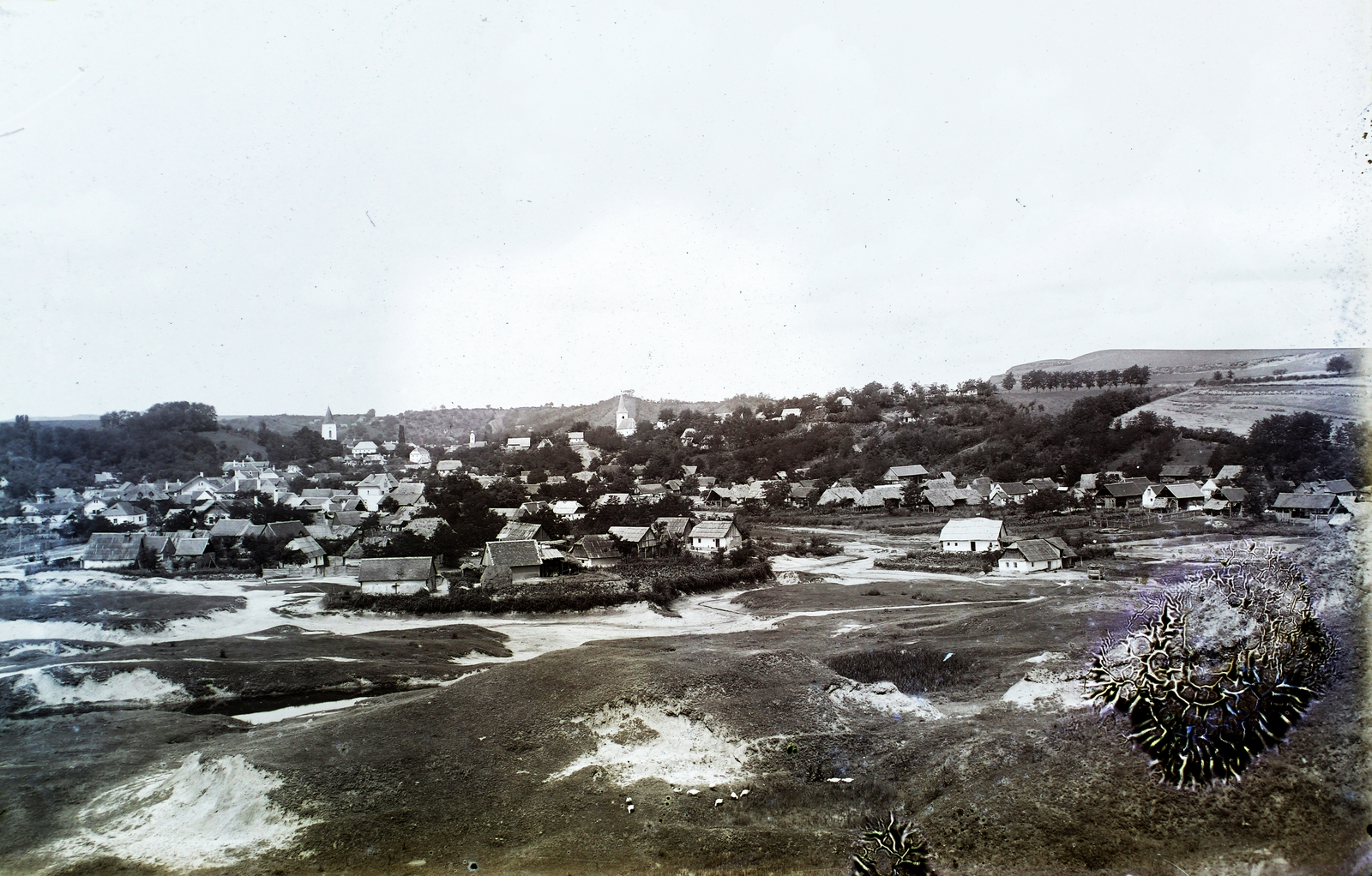 Romania,Transylvania, Ocna Sibiului, a város látképe., 1914, Magyar Földrajzi Múzeum / Erdélyi Mór cége, Fortepan #86515