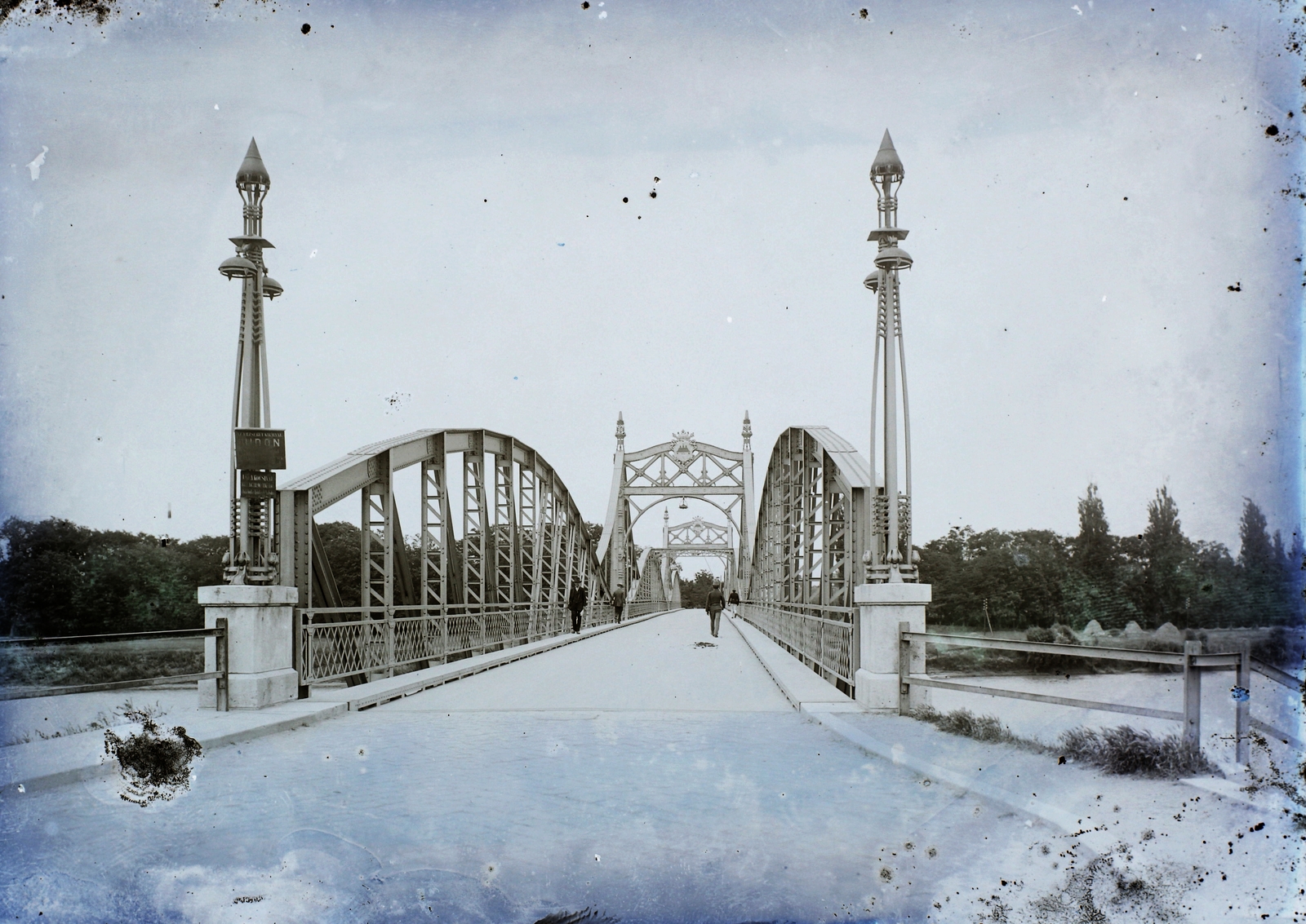 Romania,Transylvania, Arad, Erzsébet híd., 1914, Magyar Földrajzi Múzeum / Erdélyi Mór cége, bridge, Fortepan #86560