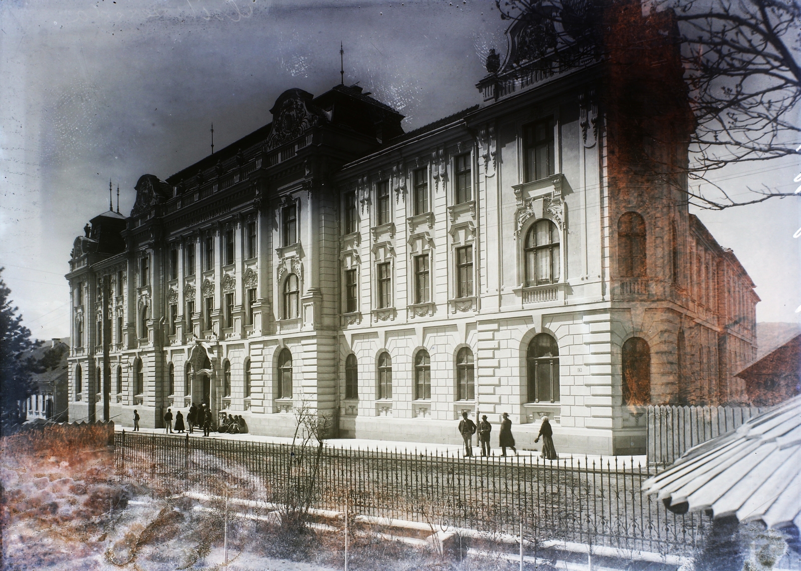 Romania,Transylvania, Miercurea Ciuc, Igazságügyi Palota., 1907, Magyar Földrajzi Múzeum / Erdélyi Mór cége, palace, public building, eclectic architecture, Fortepan #86584