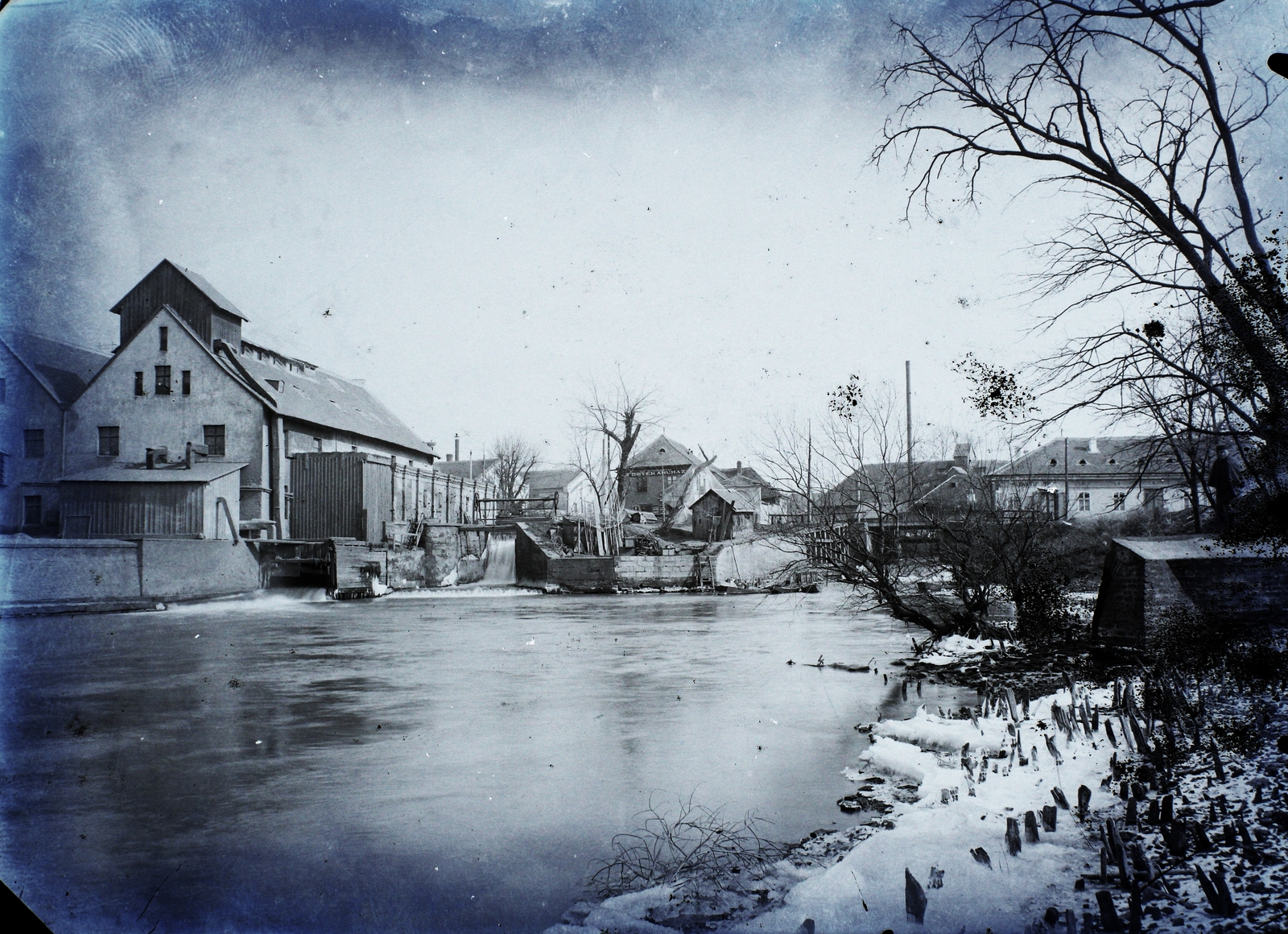 Romania,Transylvania, Timisoara, Béga-csatorna., 1910, Magyar Földrajzi Múzeum / Erdélyi Mór cége, canal, Fortepan #86659