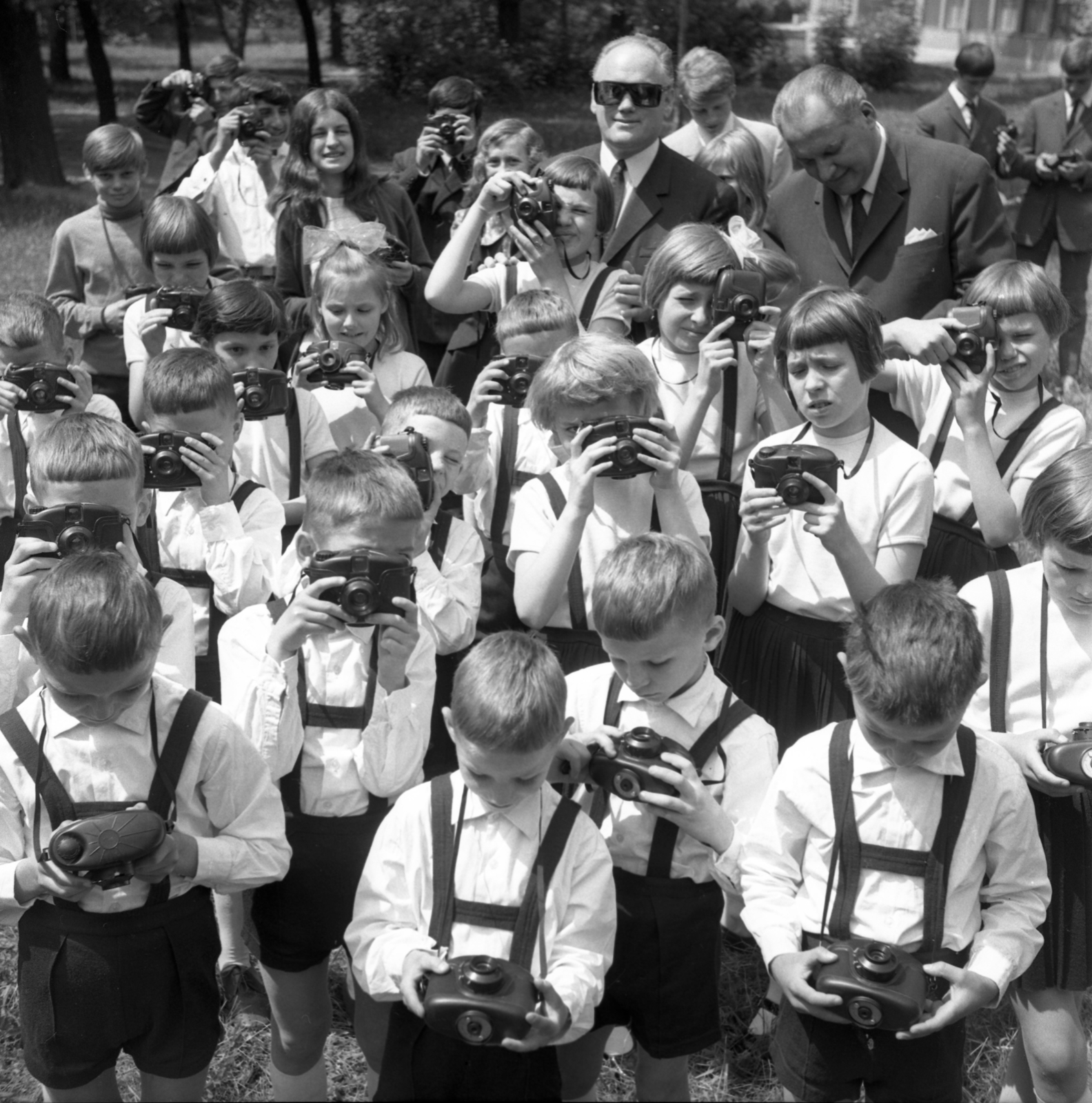 Hungary, Fót, Gyermekváros, Gyermeknap., 1970, Urbán Tamás, photography, Shkolnik-brand, Best of, Fortepan #87177