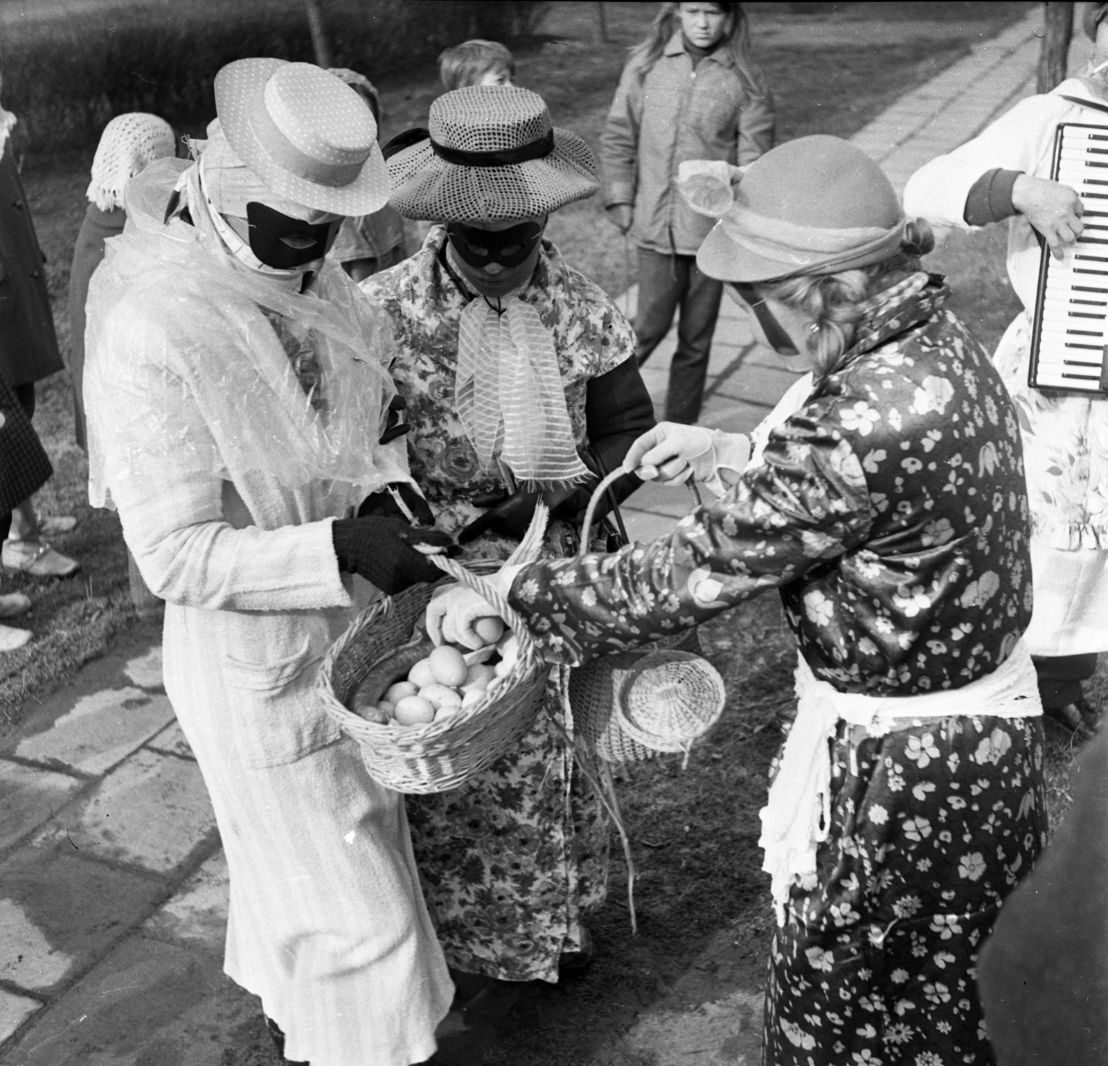 Hungary, Ipolydamásd, farsang., 1973, Urbán Tamás, Fortepan #87310
