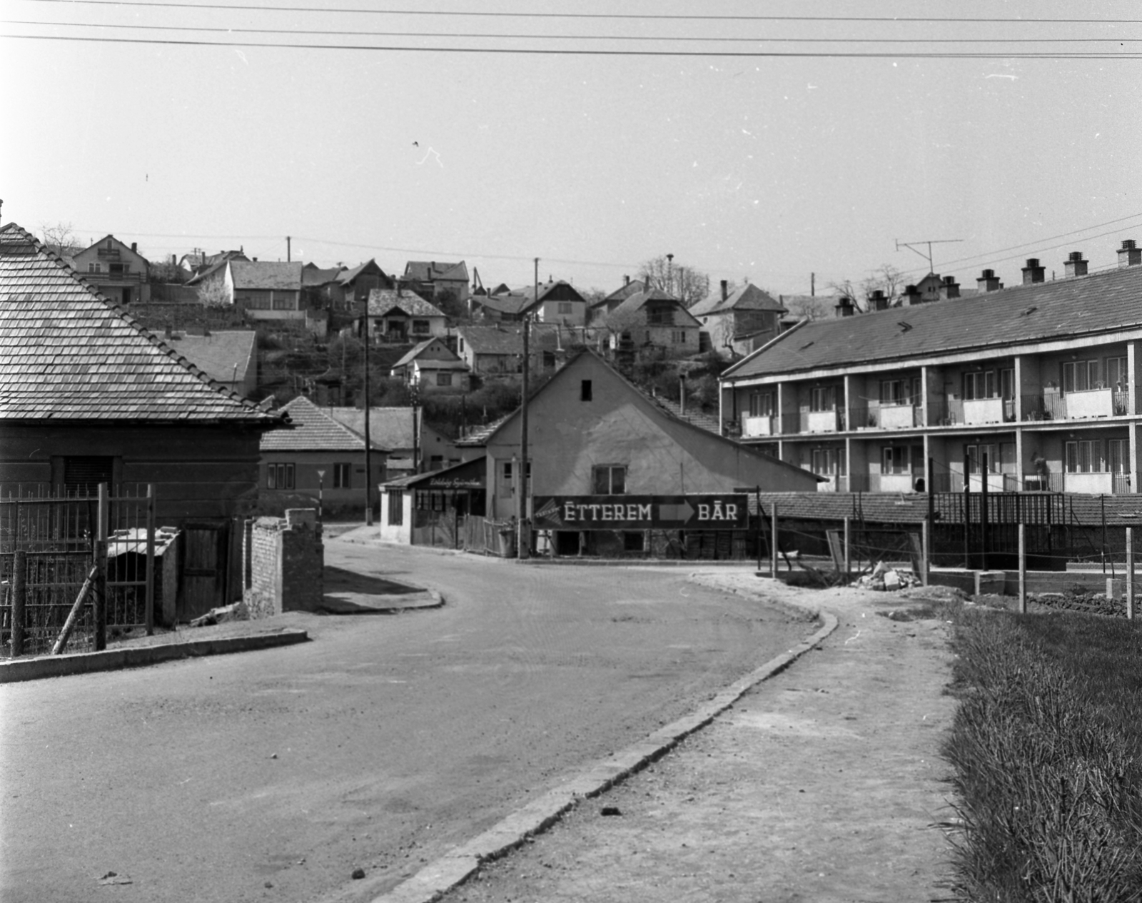 Hungary, Szentendre, Rév utca, háttérben a Szamárhegy., 1971, Urbán Tamás, Fortepan #87324