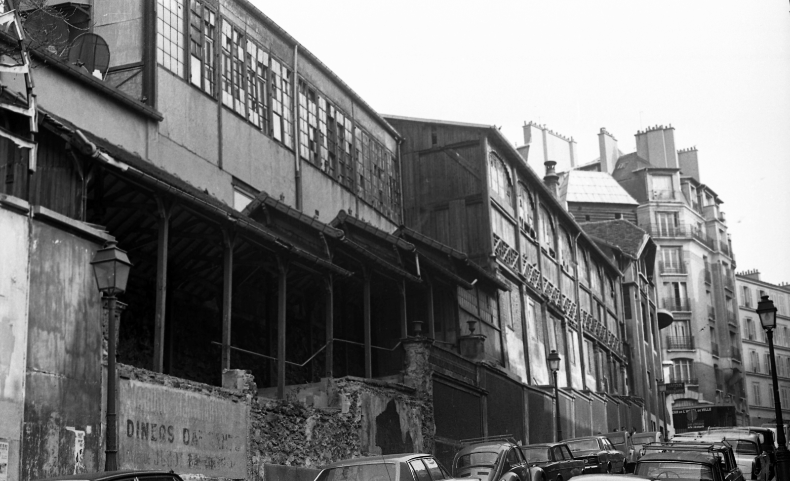 Franciaország, Párizs, Rue Lepic, a Rue Tholozé-tól a Rue Girardon felé nézve., 1971, Urbán Tamás, Fortepan #87480