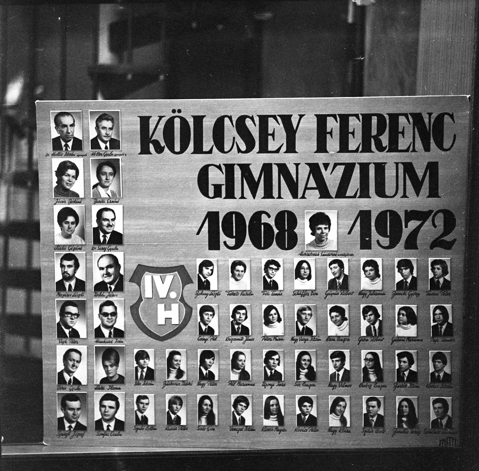 Hungary, 1972, Urbán Tamás, school class portrait, Fortepan #87844