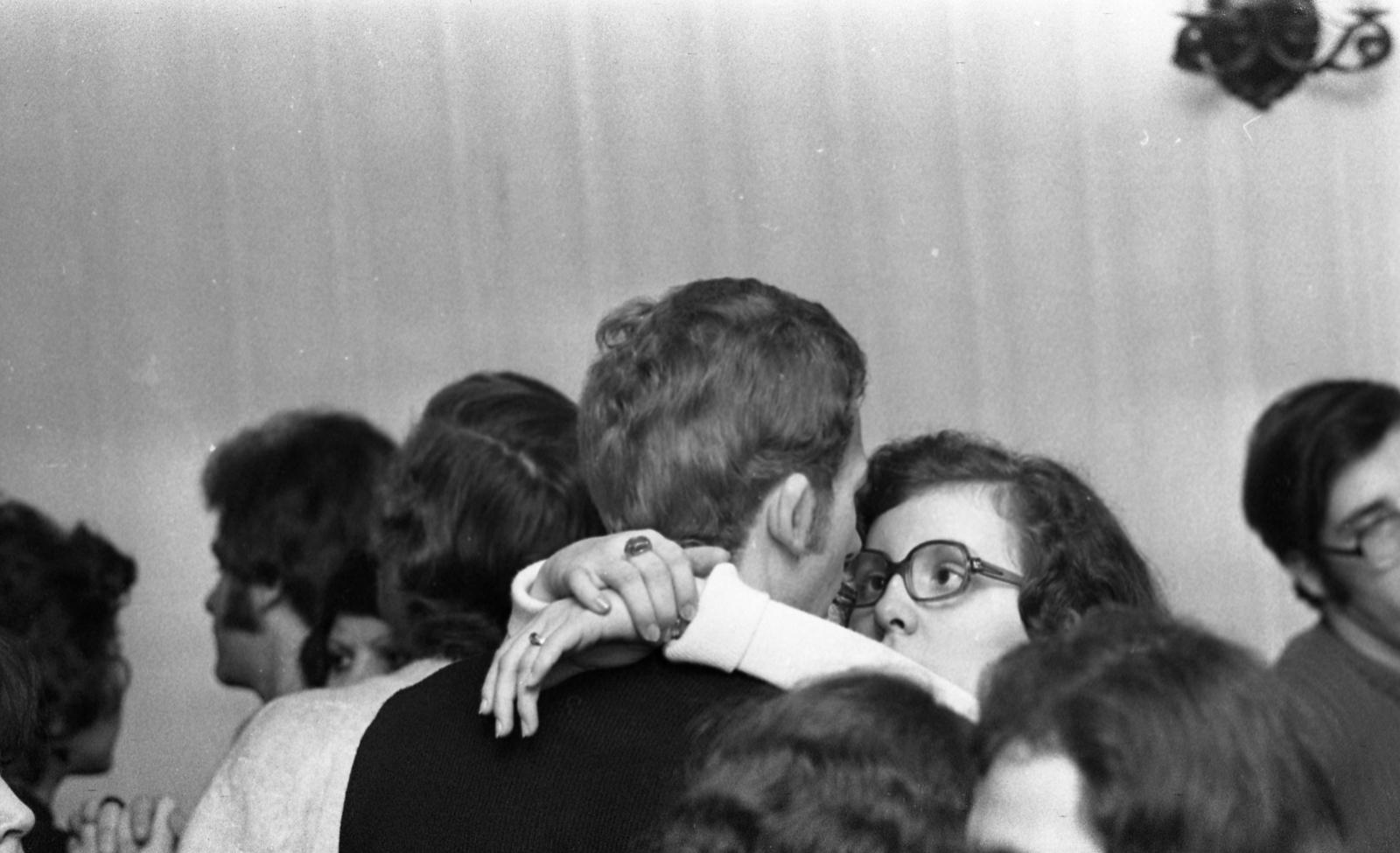Hungary, Budapest VI., Teréz körút 6. (Lenin körút 64.), Horizont tánciskola., 1973, Urbán Tamás, dance, glasses, Budapest, Fortepan #87992