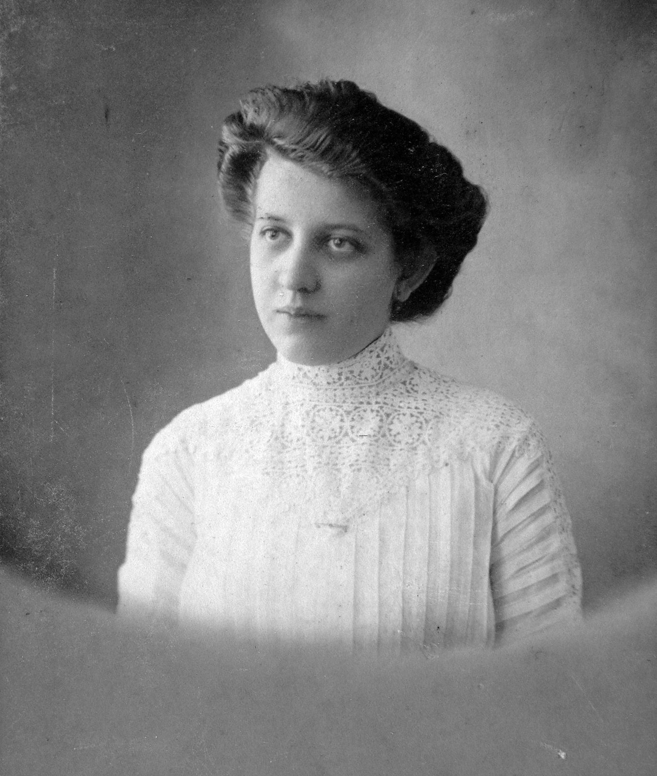 1914, Fortepan, portrait, woman, lace collar, Fortepan #8804
