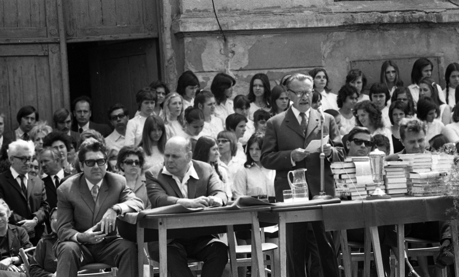 Magyarország, 1973, Urbán Tamás, évnyitó, Fortepan #88061