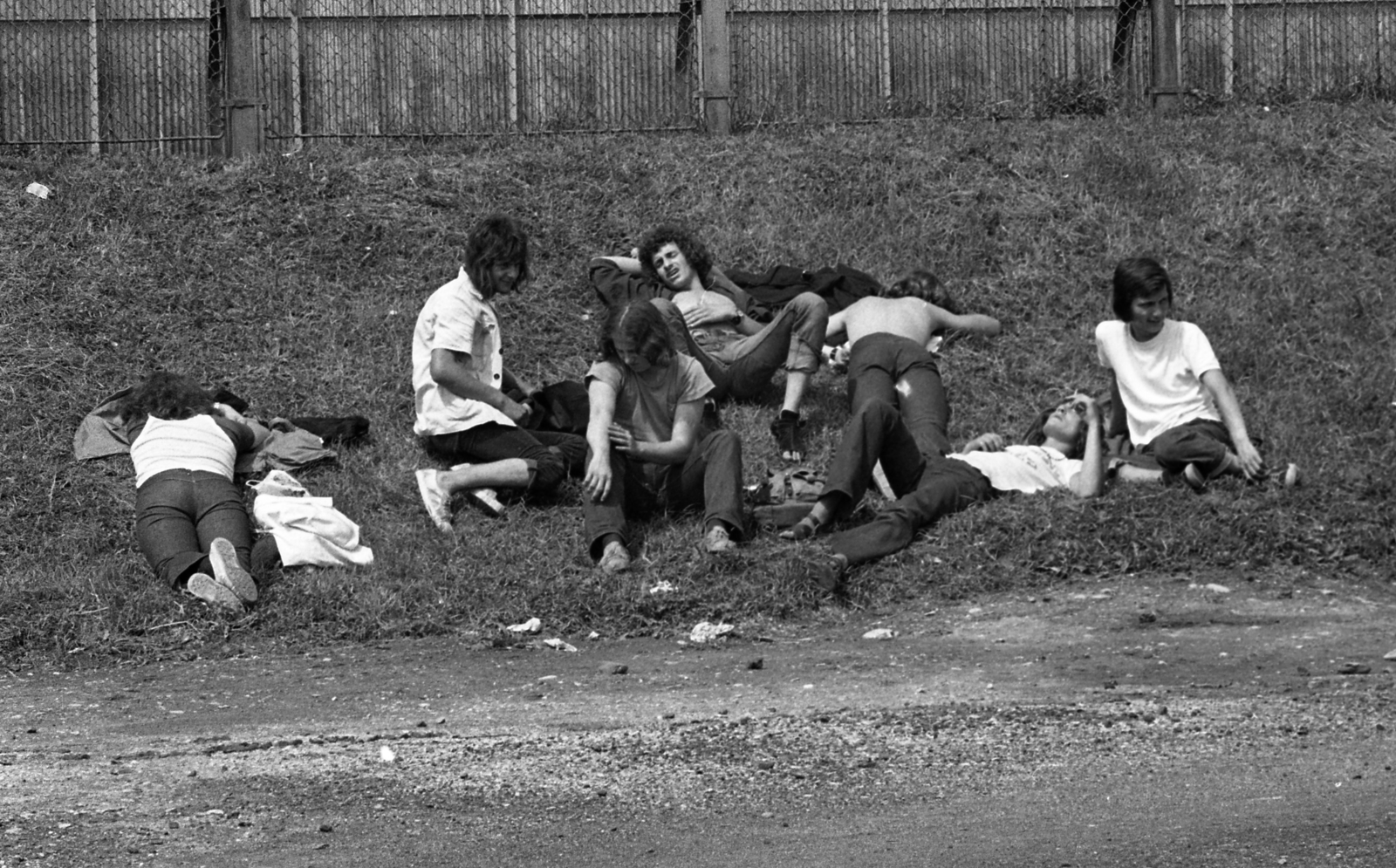 Magyarország, Miskolc, DVTK-stadion, Rockfesztivál., 1973, Urbán Tamás, rockfesztivál, Fortepan #88109