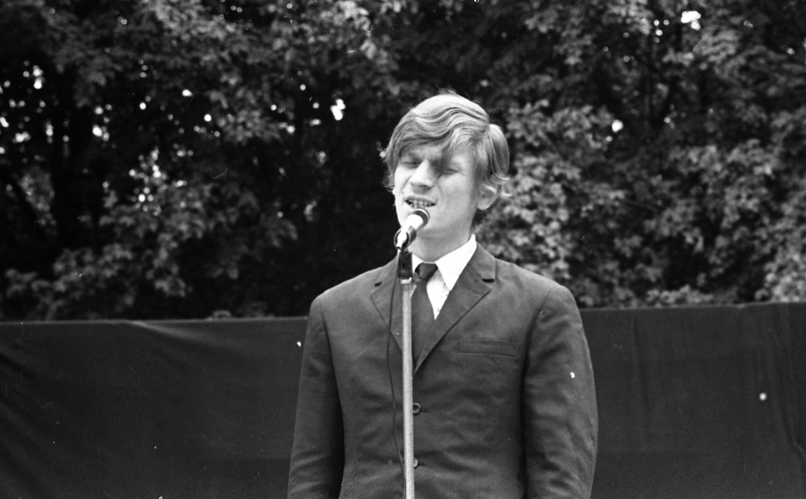 Hungary, Szeged, Újszegedi Szabadtéri Színpad, Harsányi Gábor színművész A felvétel a VII. Szegedi Ifjúsági Napok alkalmával készült., 1973, Urbán Tamás, celebrity, Fortepan #88231