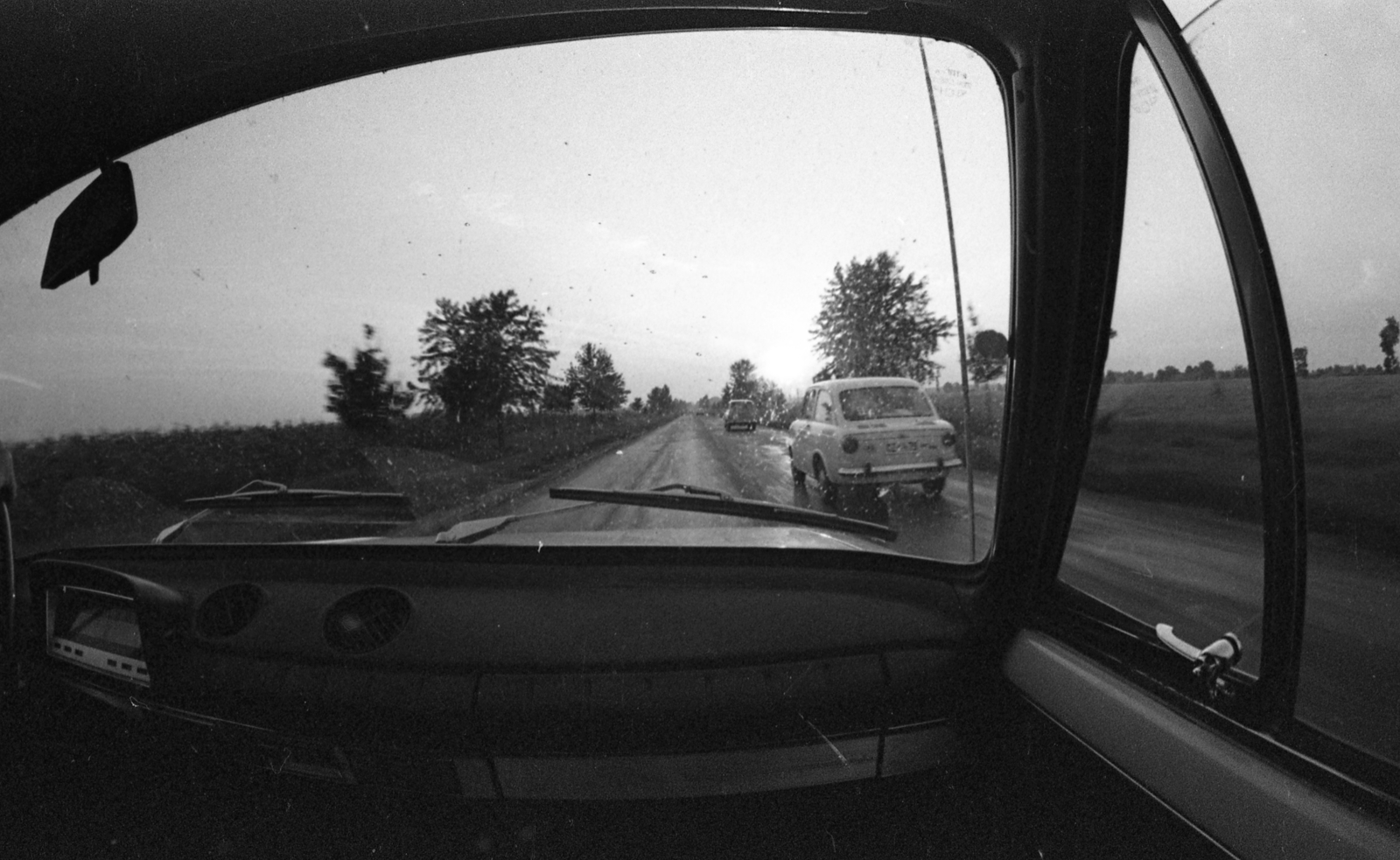 Hungary, 1973, Urbán Tamás, Lada-brand, vehicle interior, Fortepan #88247