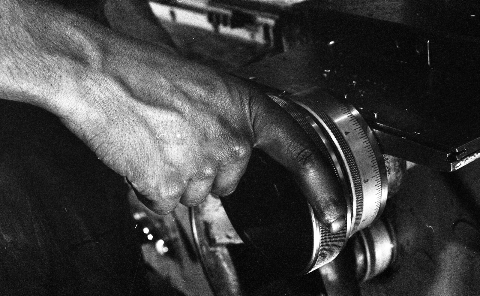 Hungary, 1976, Urbán Tamás, instrument, lathe, hand, Fortepan #88839