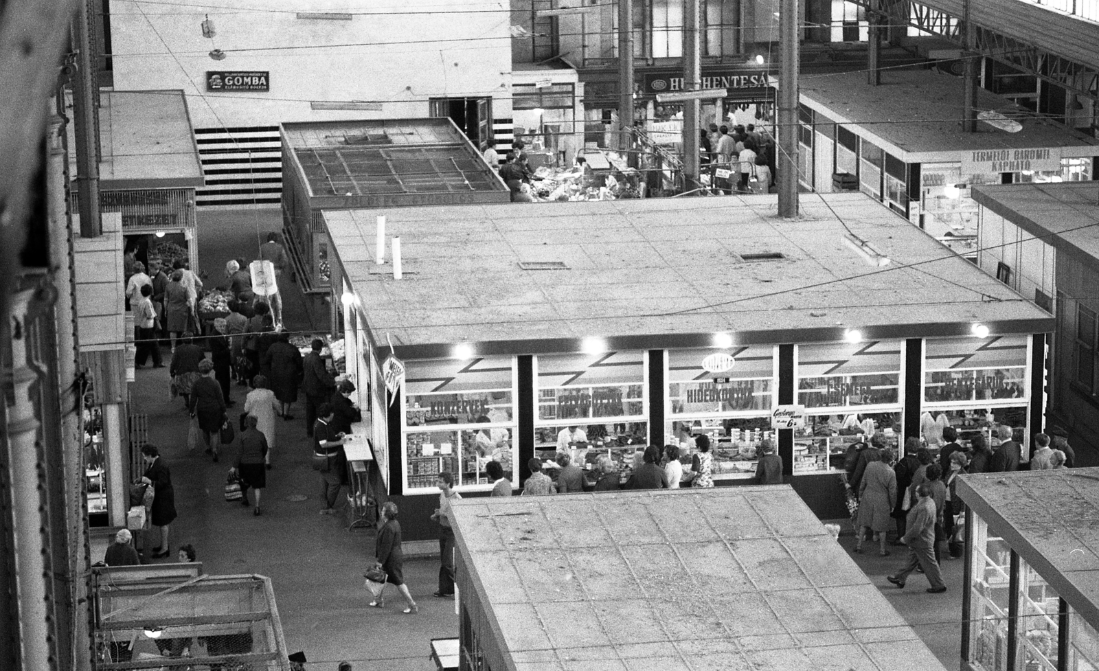 Hungary, Budapest VIII., Rákóczi tér, vásárcsarnok., 1977, Urbán Tamás, Budapest, Fortepan #88995