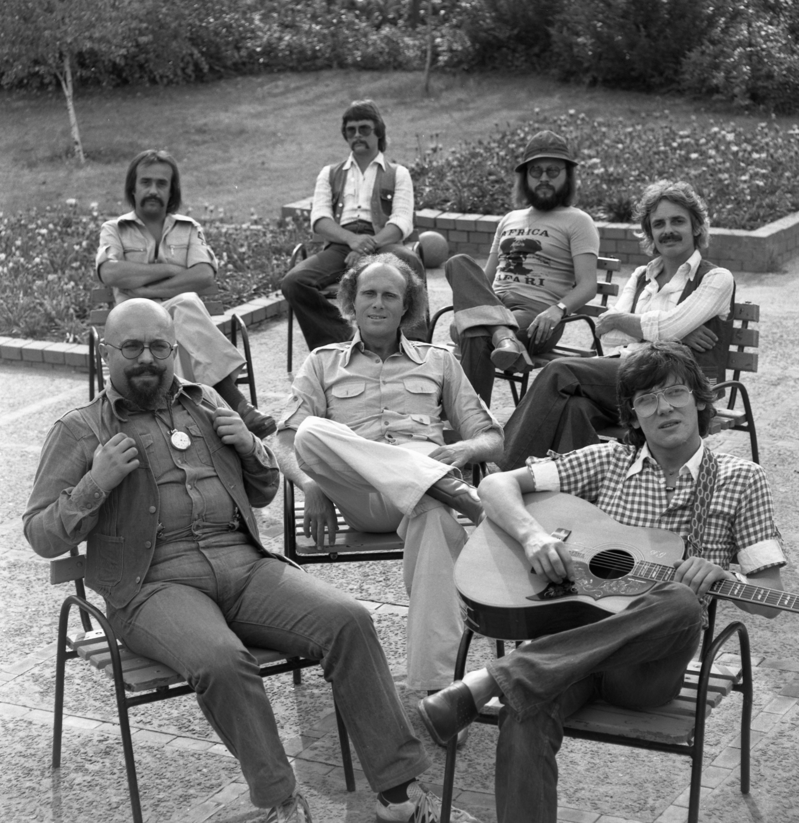 Hungary, a Bergendy-együttes és Delhusa Gjon., 1977, Urbán Tamás, celebrity, Fortepan #89019