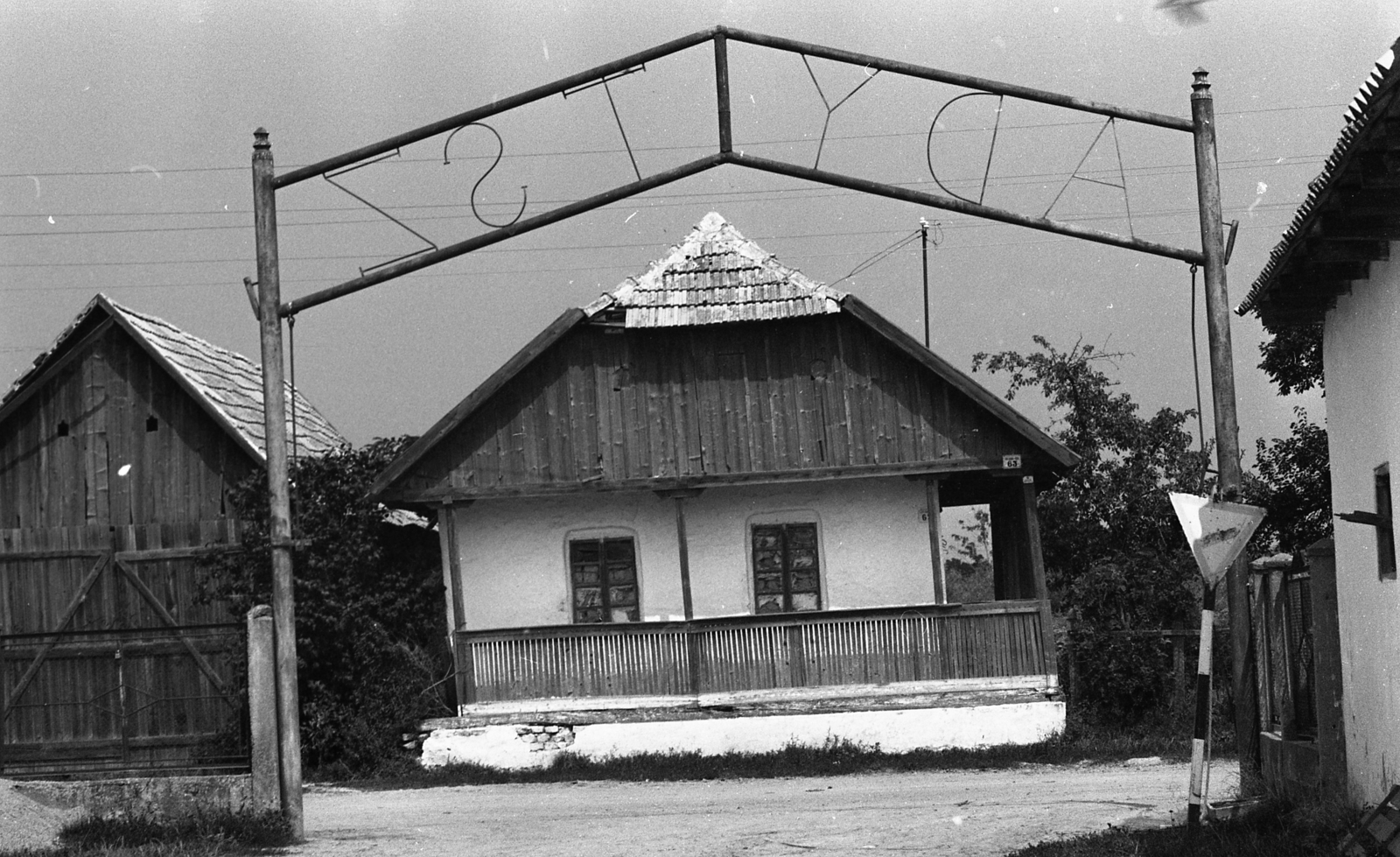 Hungary, 1977, Urbán Tamás, architecture, farmers' cooperative, vernacular architecture, Fortepan #89031