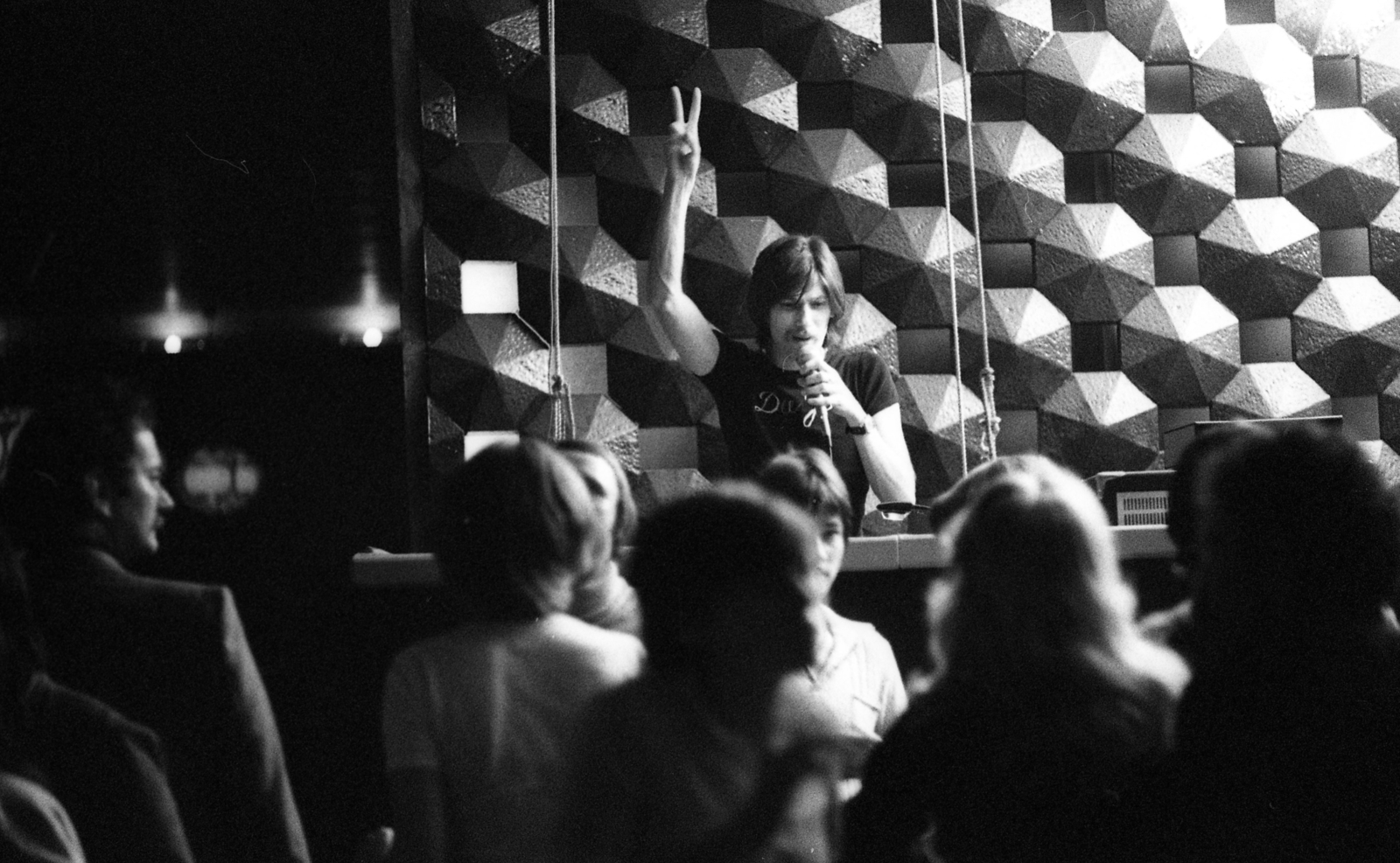 Hungary, D. Molnár György lemezlovas / disc jockey., 1977, Urbán Tamás, celebrity, Fortepan #89050