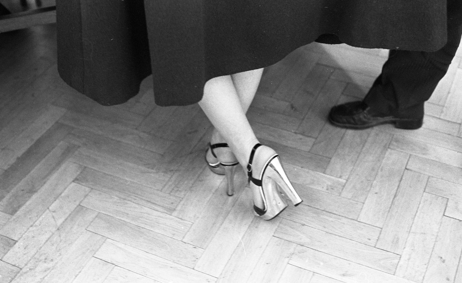 1977, Urbán Tamás, shoe, high-heel shoe, Fortepan #89061