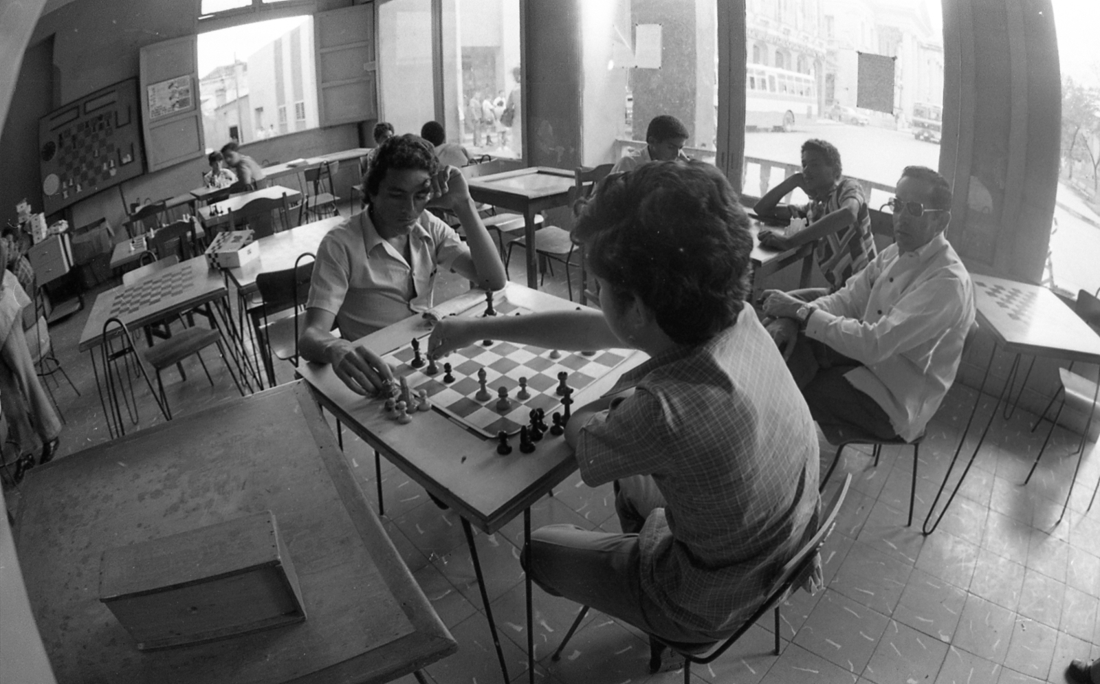 Cuba, 1978, Urbán Tamás, chess, Fortepan #89087